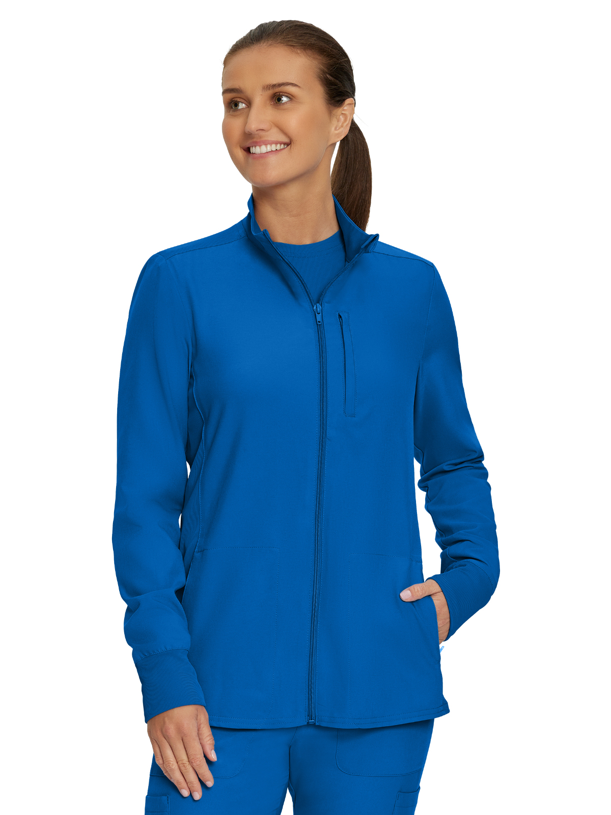 Landau - Forward - Women's Three-Pocket Mock-Neck Zip-Front Jacket 9