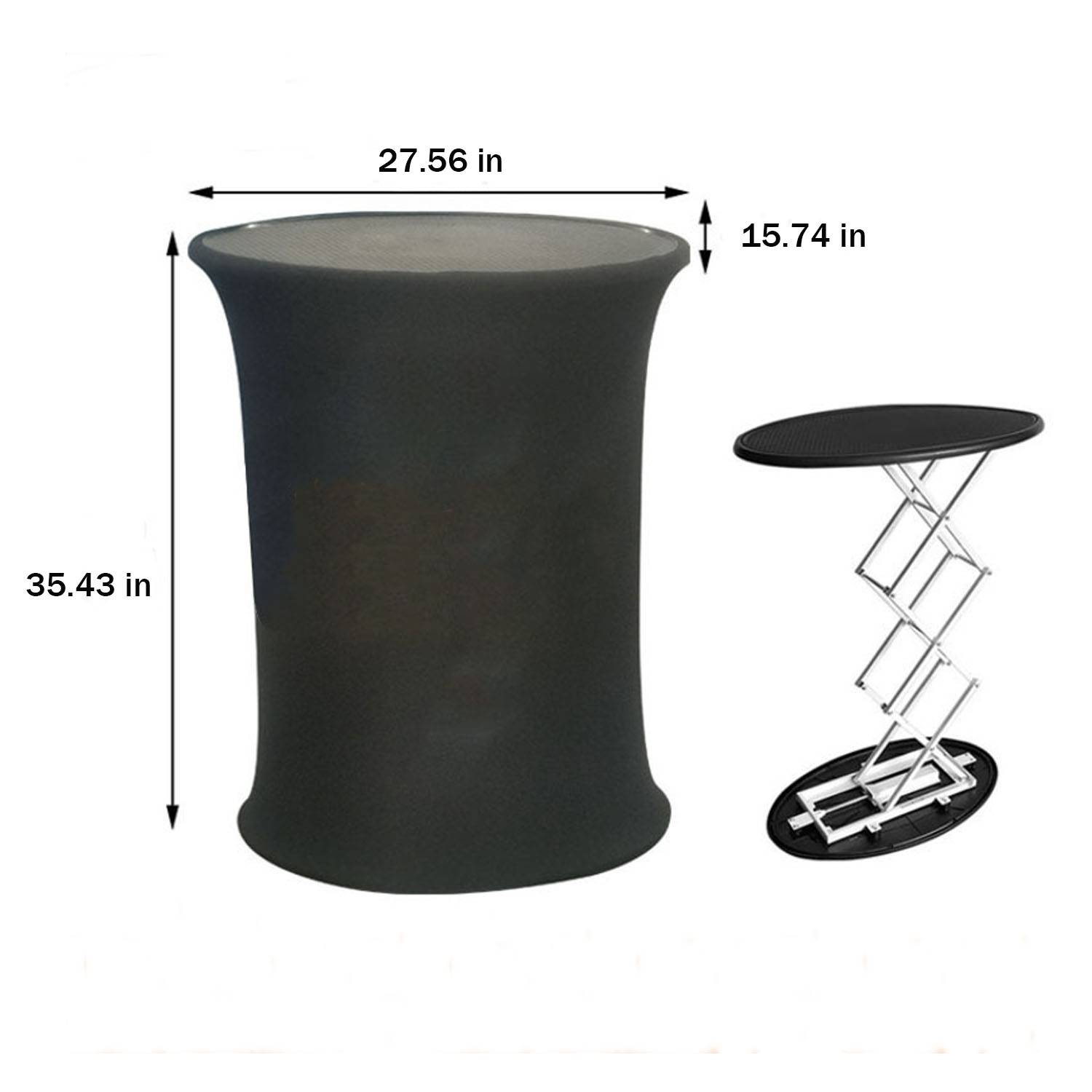 Custom Lightweight Oval Pop Up Counter 2