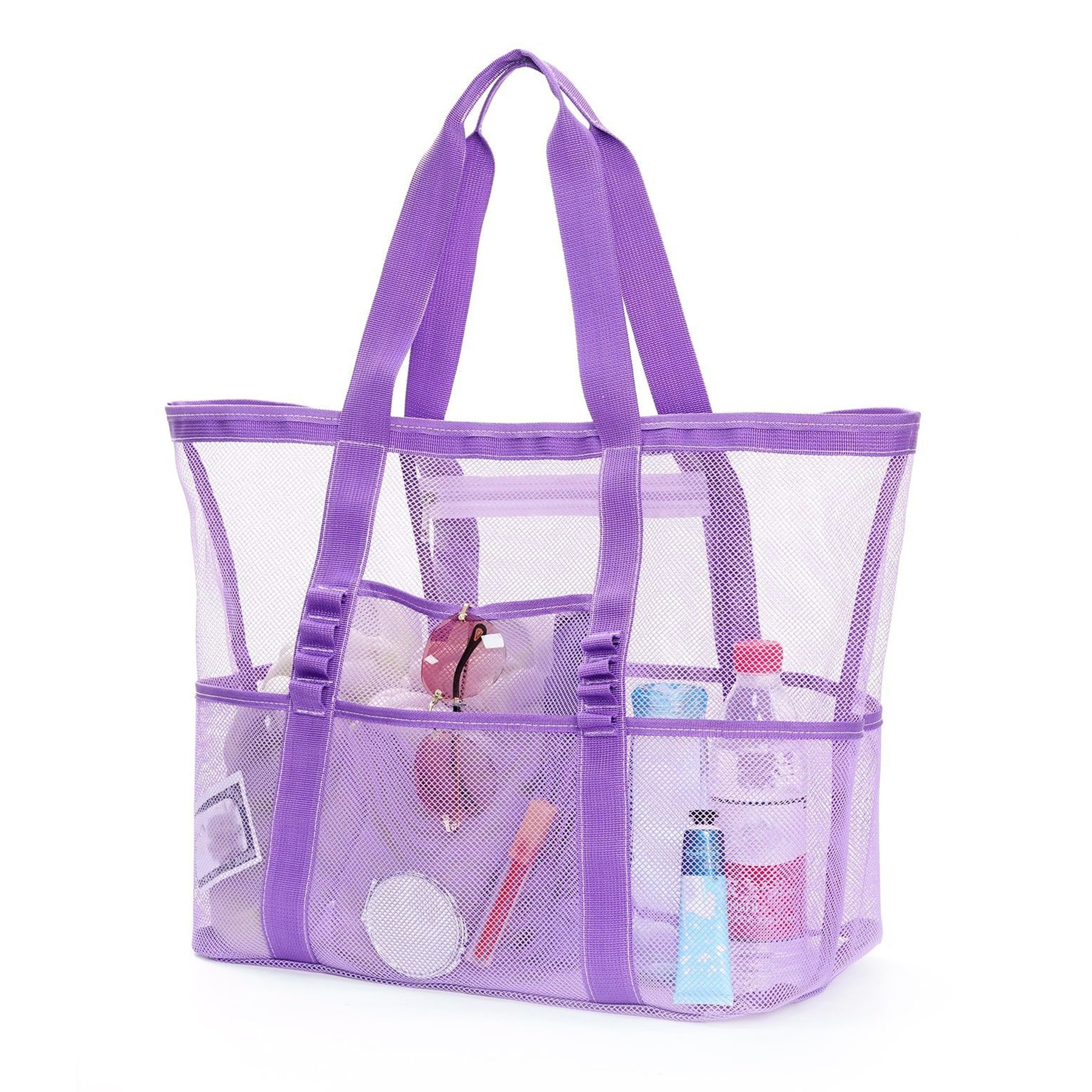 Mesh Beach Bag, custom tote bag with logo imprint 10