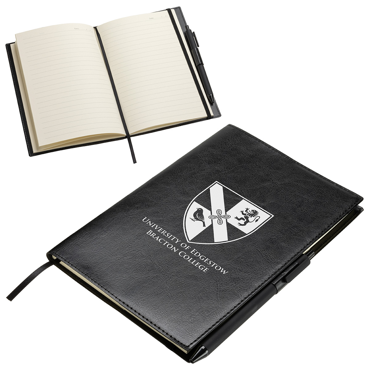 Conclave Refillable Leatherette Journal with Pen 10
