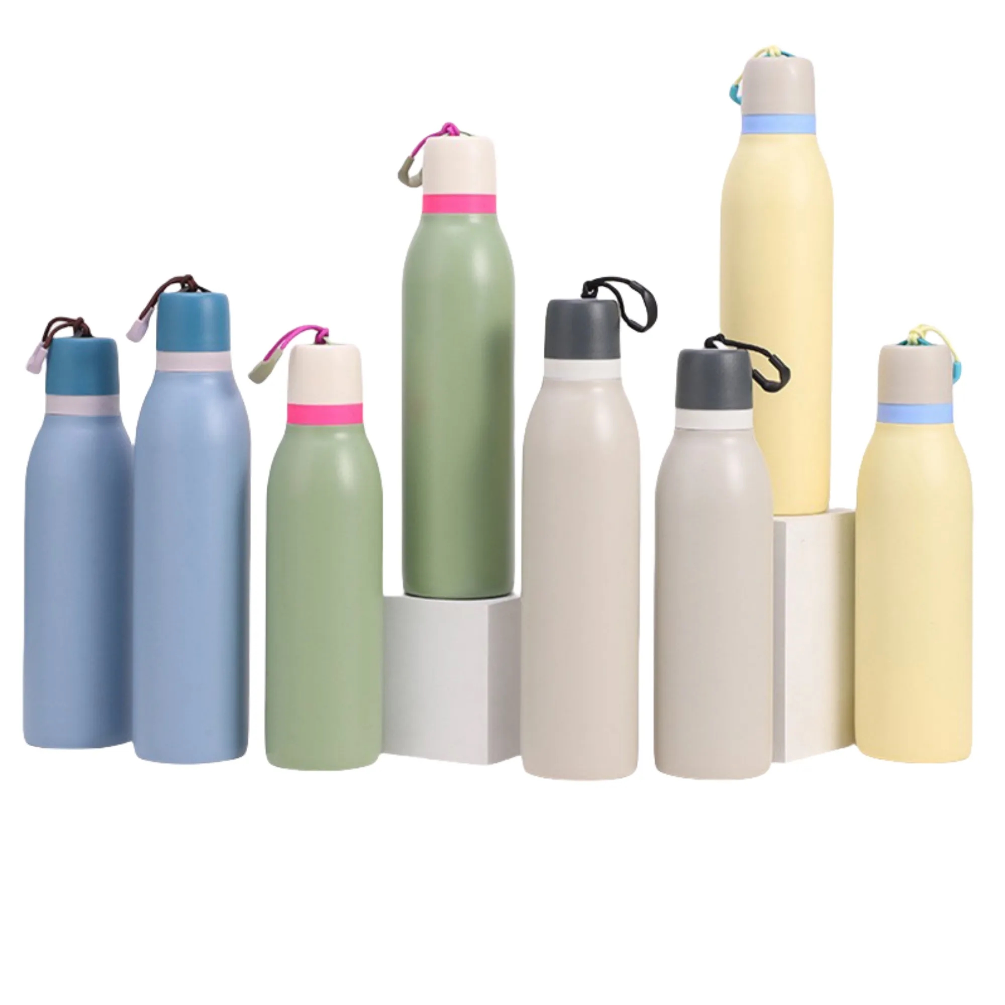 18oz Insulated vacuum flask Sports Water Bottles Macaron 12