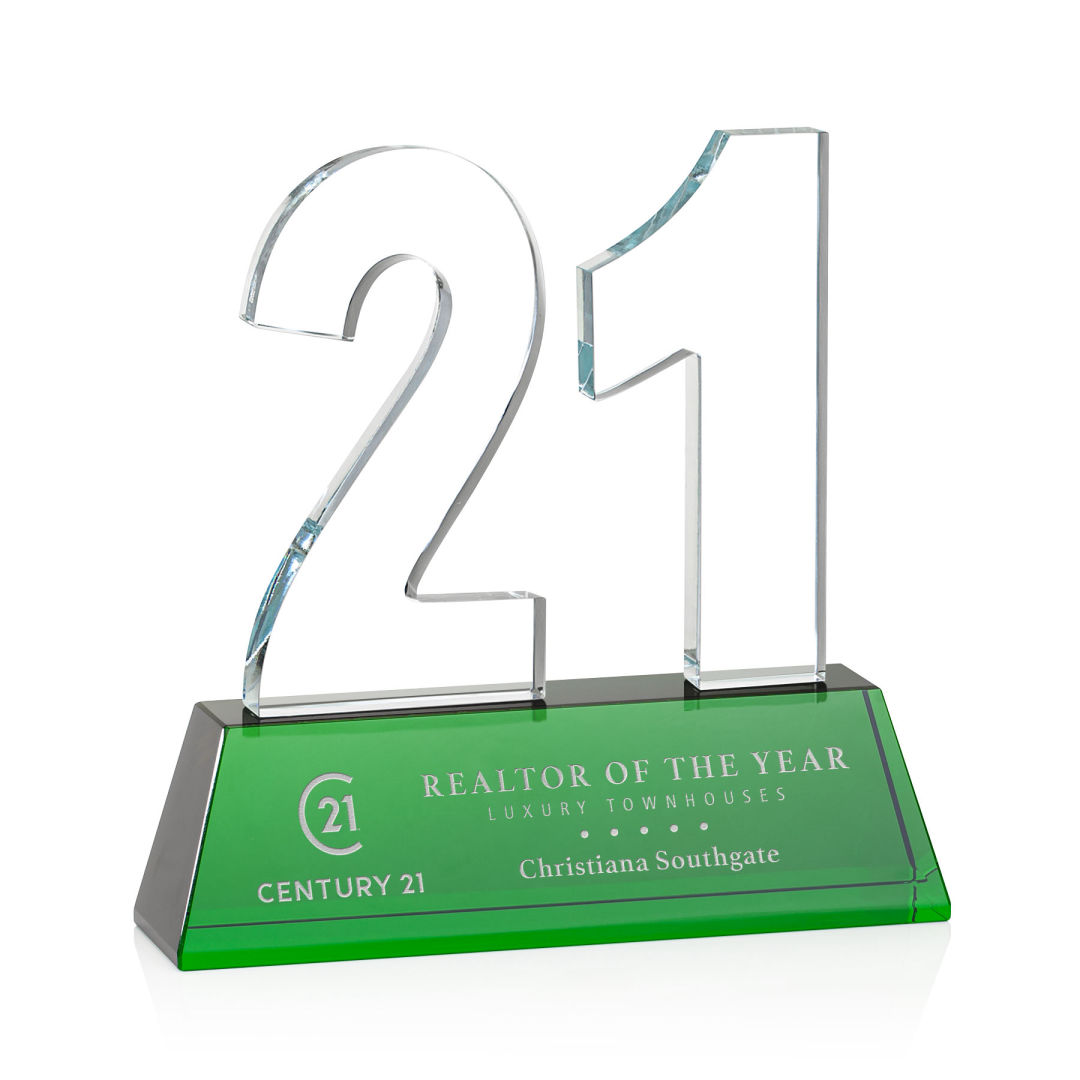 Milestone Optical Award - Green 11