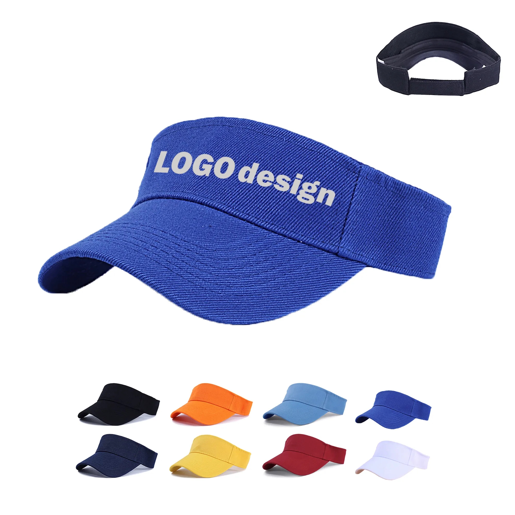 Sport Sun Visor Hat Empty Top Cap MOQ 100 PCS 2