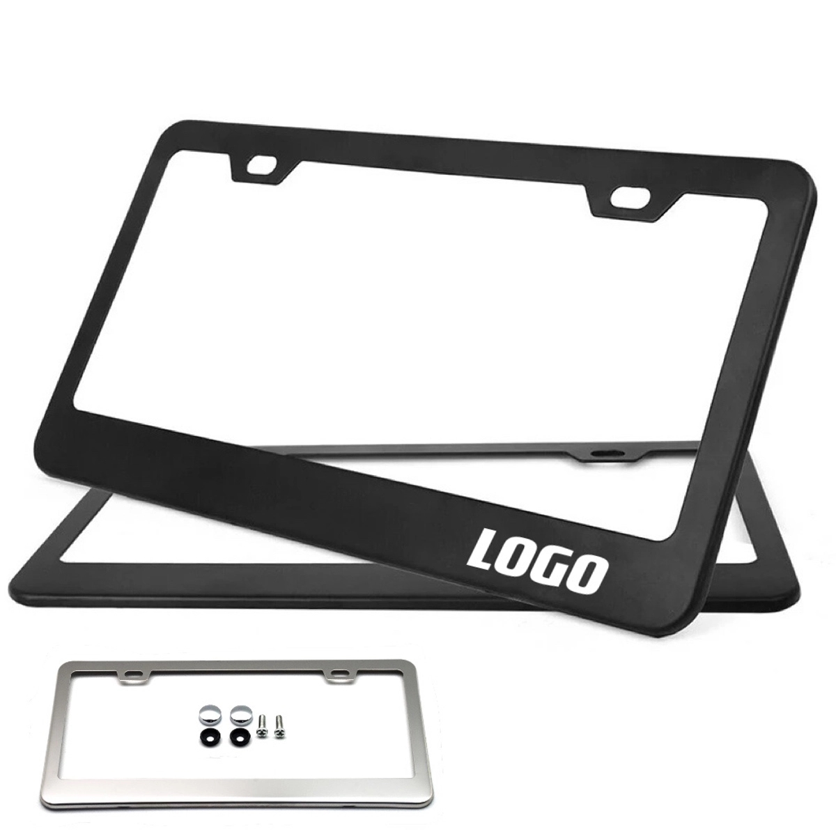 Stainless Steel License Plate Frame 2