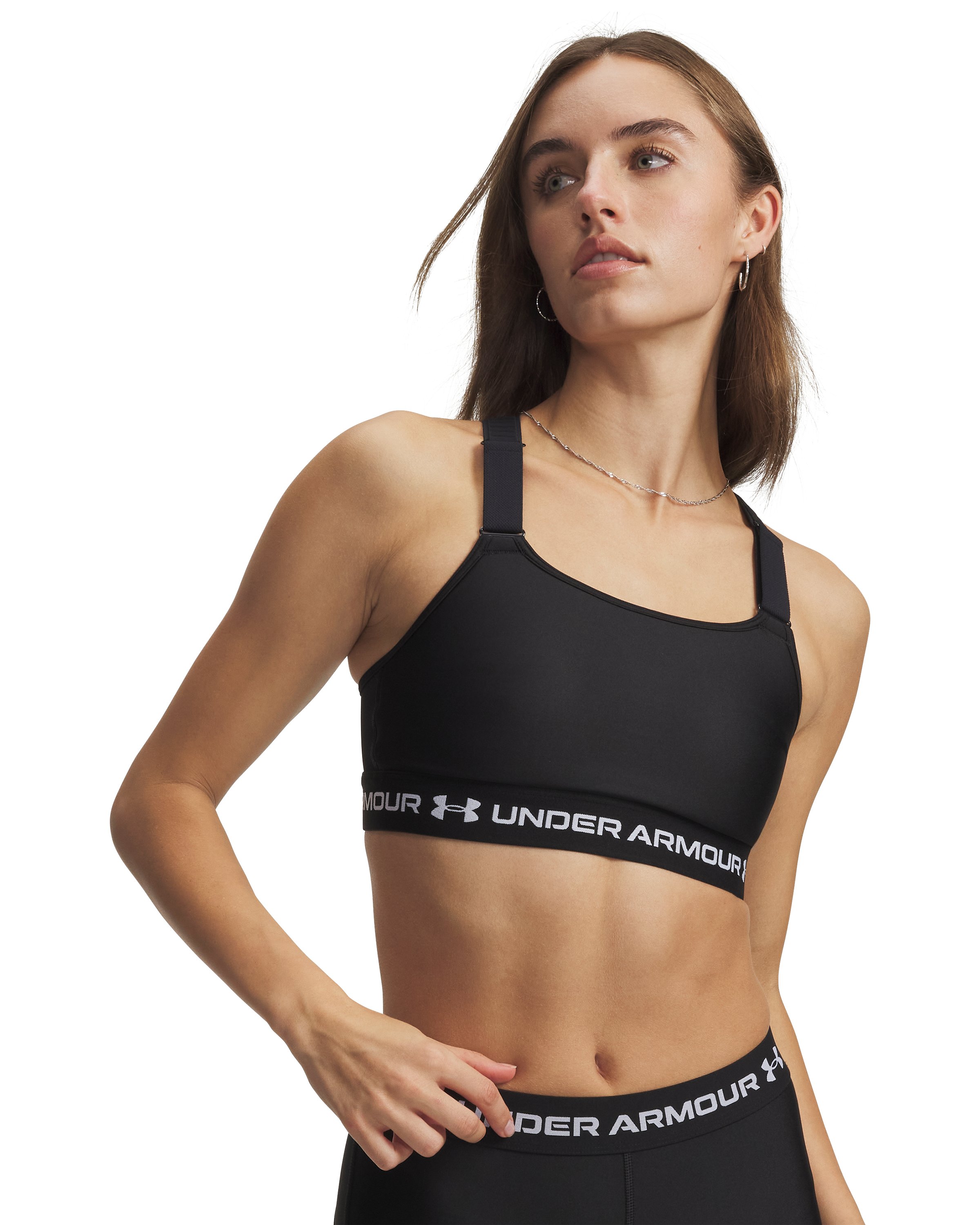 HeatGear Crossback High Women's Sports Bra 6
