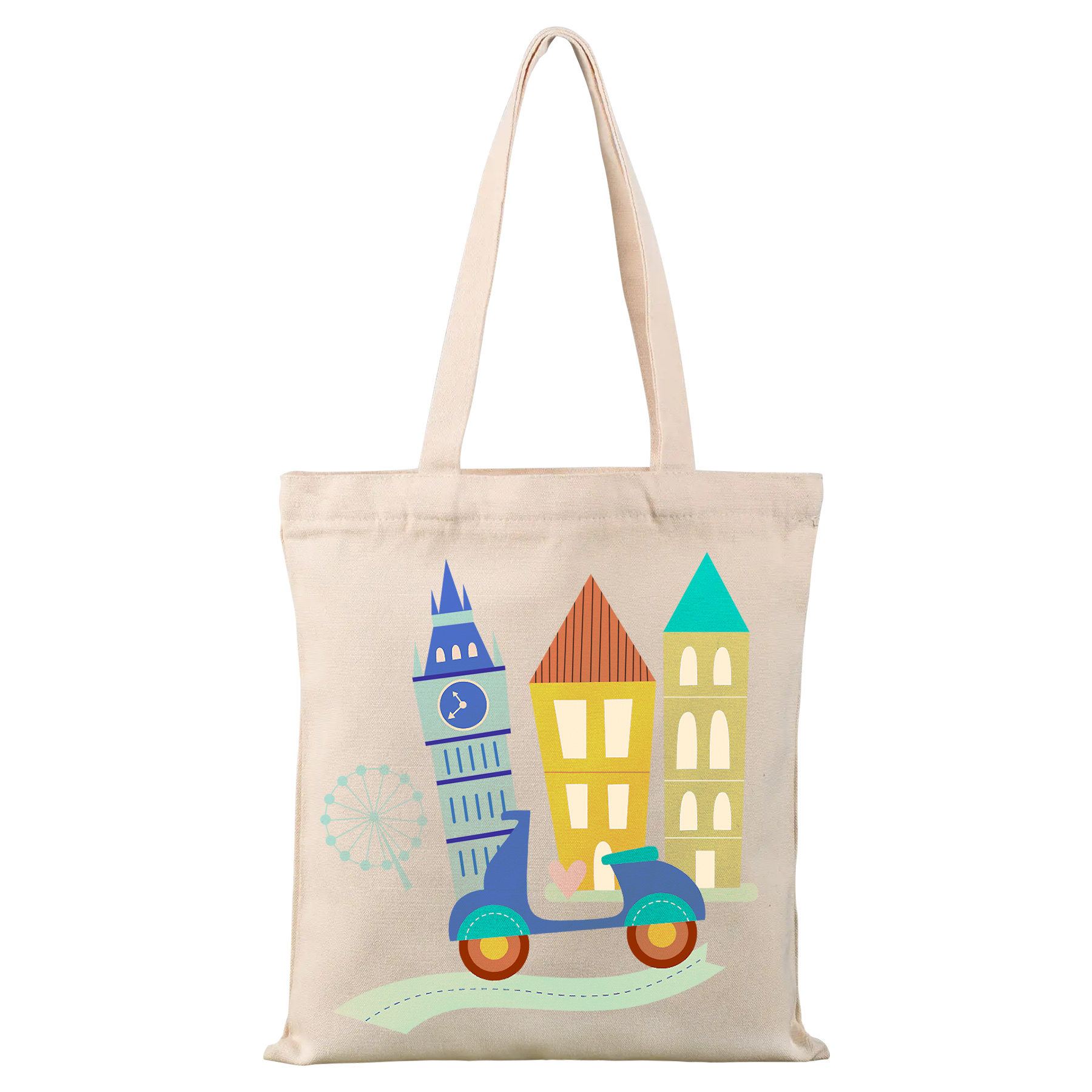 Canvas Tote Bag, custom tote bag with logo imprint 5