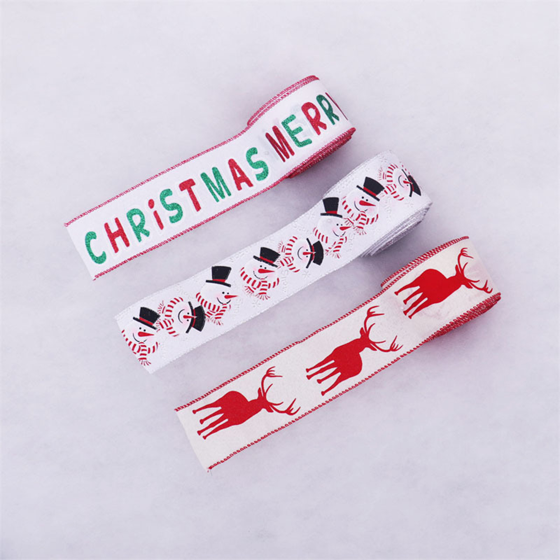 Christmas Burlap Ribbons 2