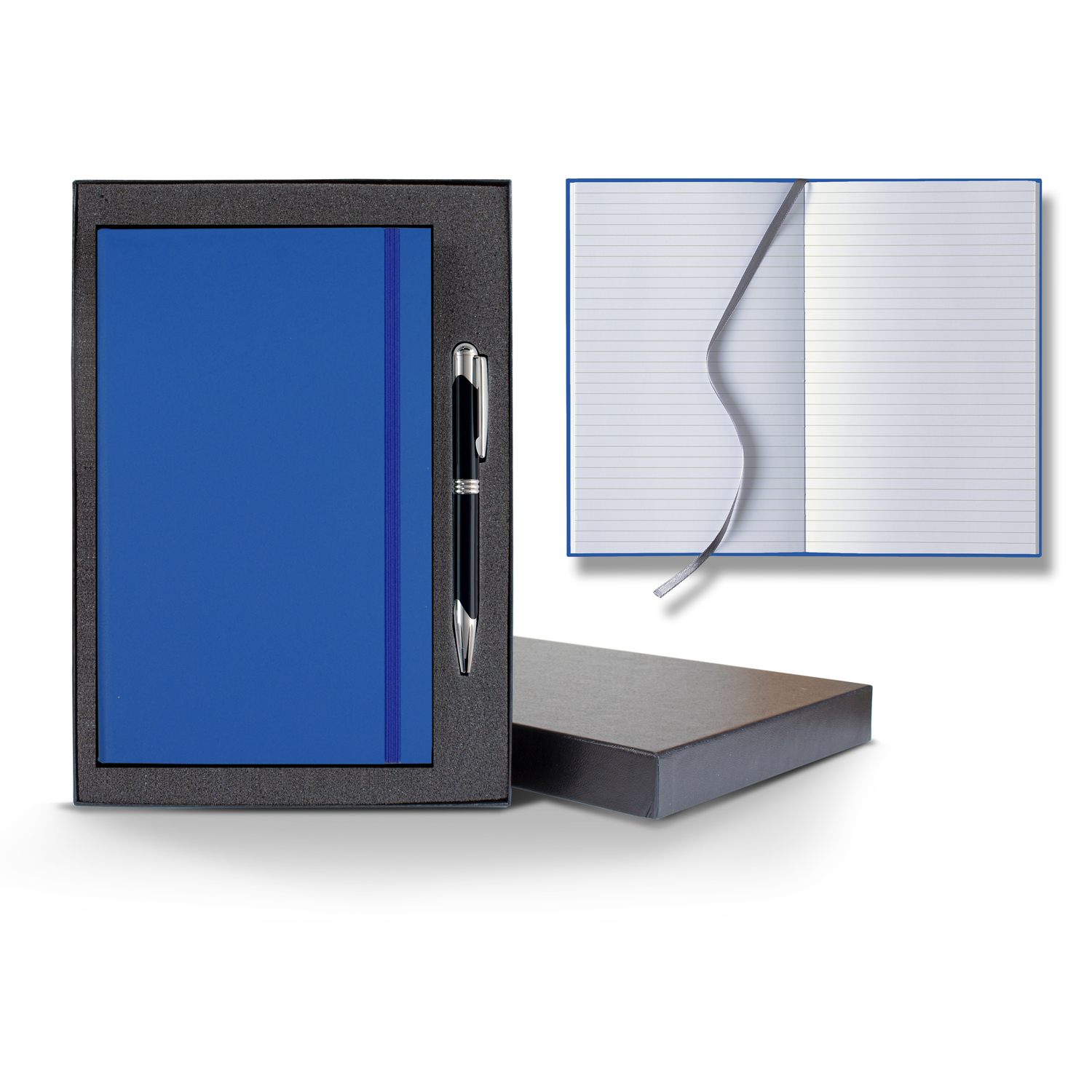 Castelli Matra Banded Medio Lined White Page Journal Gift Set 8