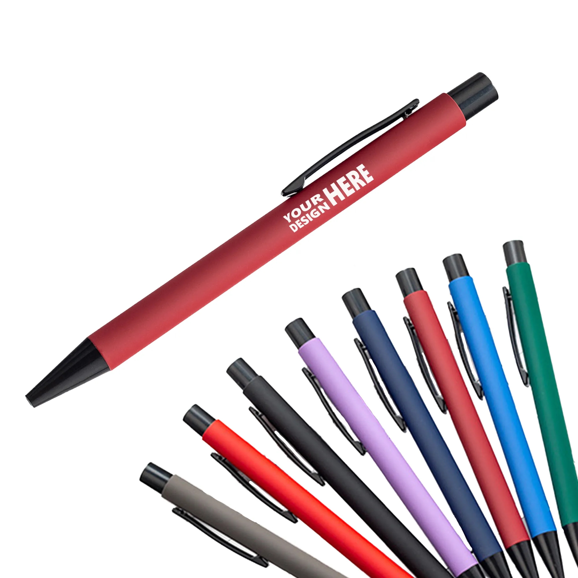 Aluminum Barrel Retractable Ballpoint Pen 5