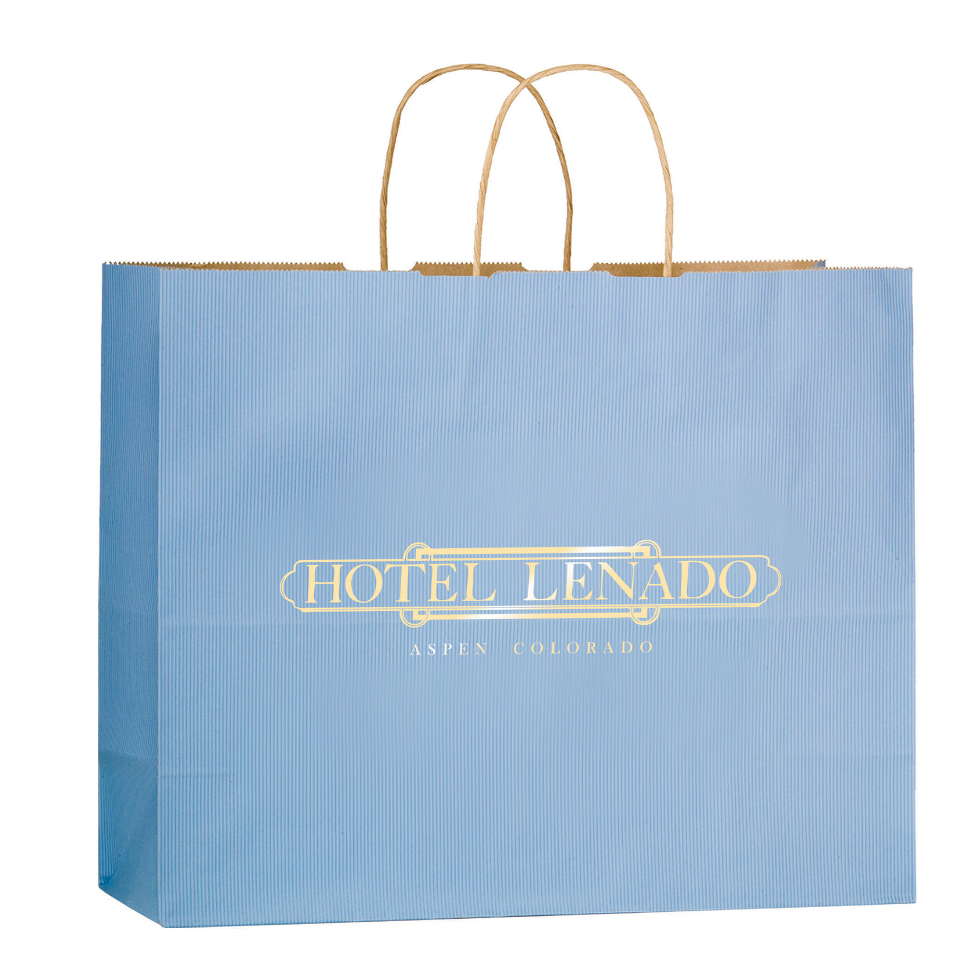 Matte Color Paper Shopper with Twisted Paper Handles 8