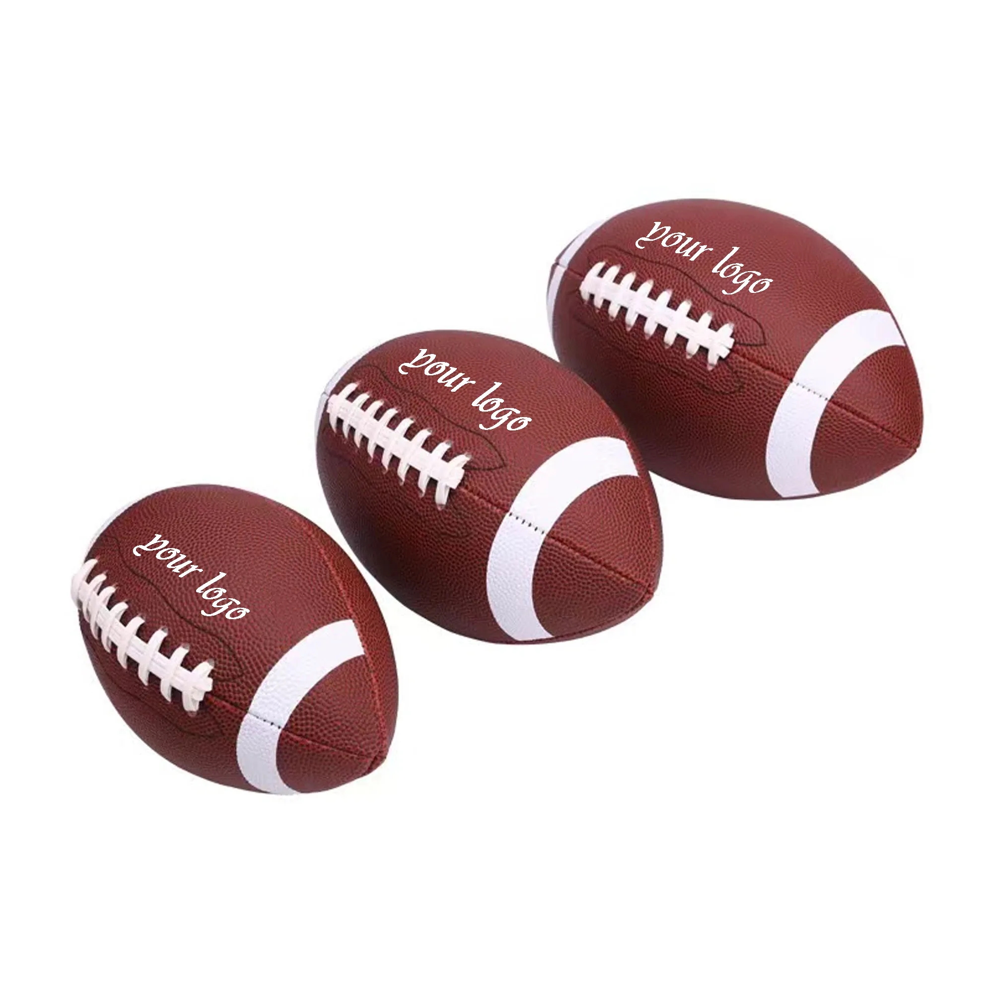 Customized American Football Sizes 3, 6, 9 1