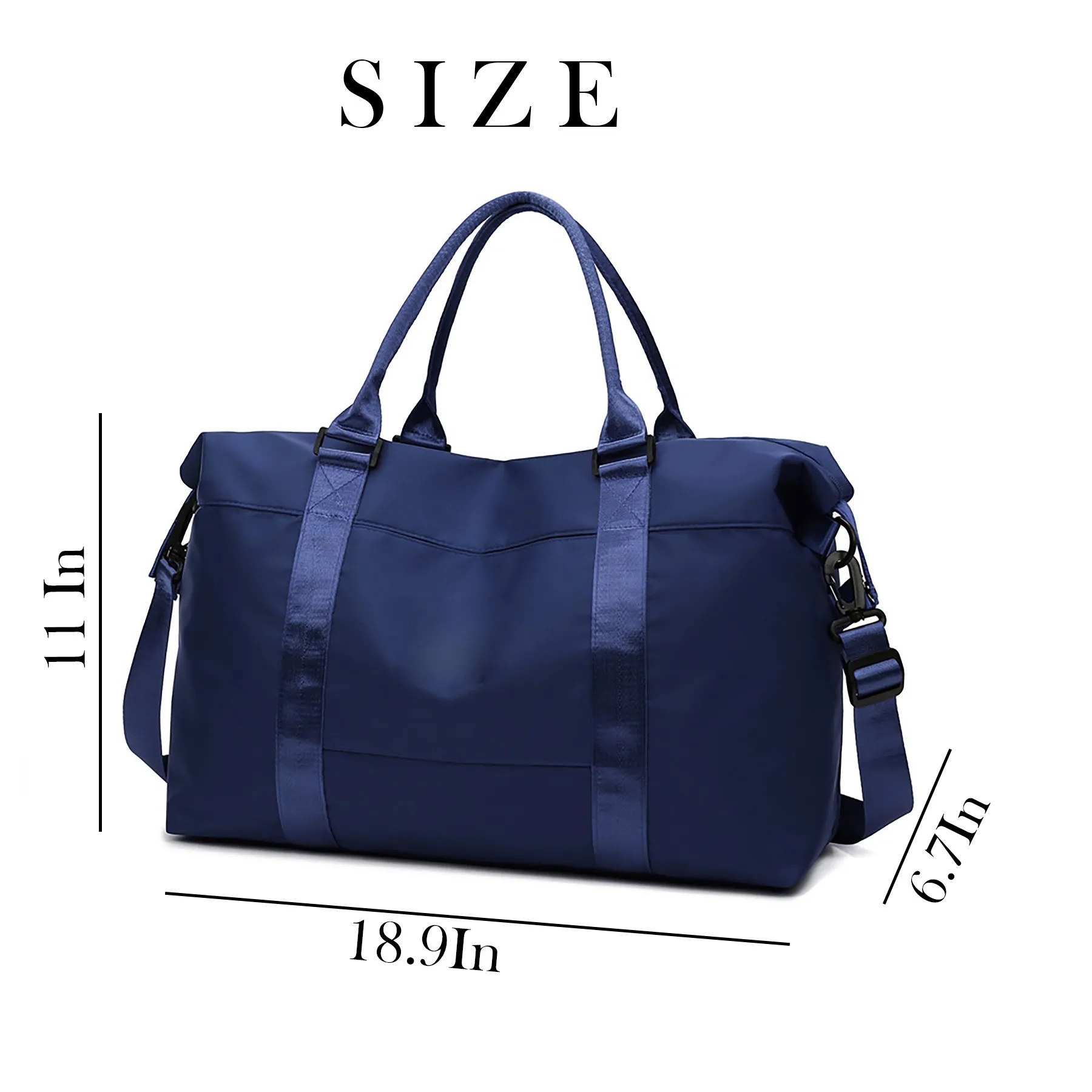 Oxford Cloth Dry Wet Separation Exercise Fitness Bag 2