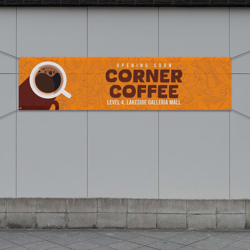 Custom 2' X 8' Mesh Banners 1