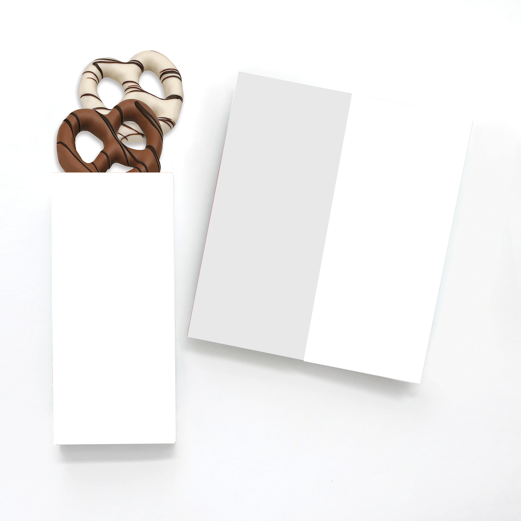 Full-Color Custom Sweeter Cards with Chocolate Dipped Pretzels 3