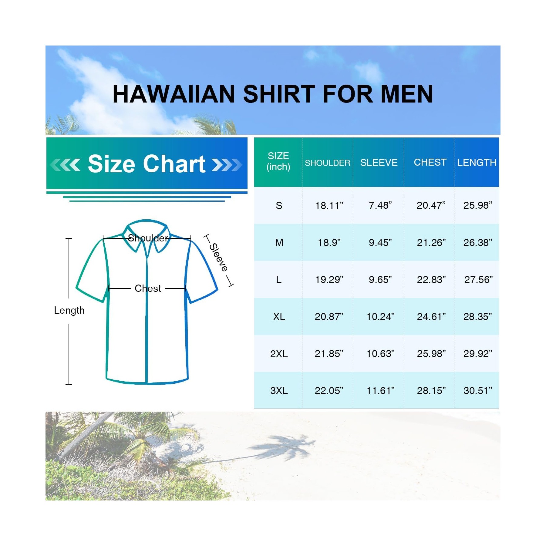 Unisex Hawaii Travel Beach Shirt 5