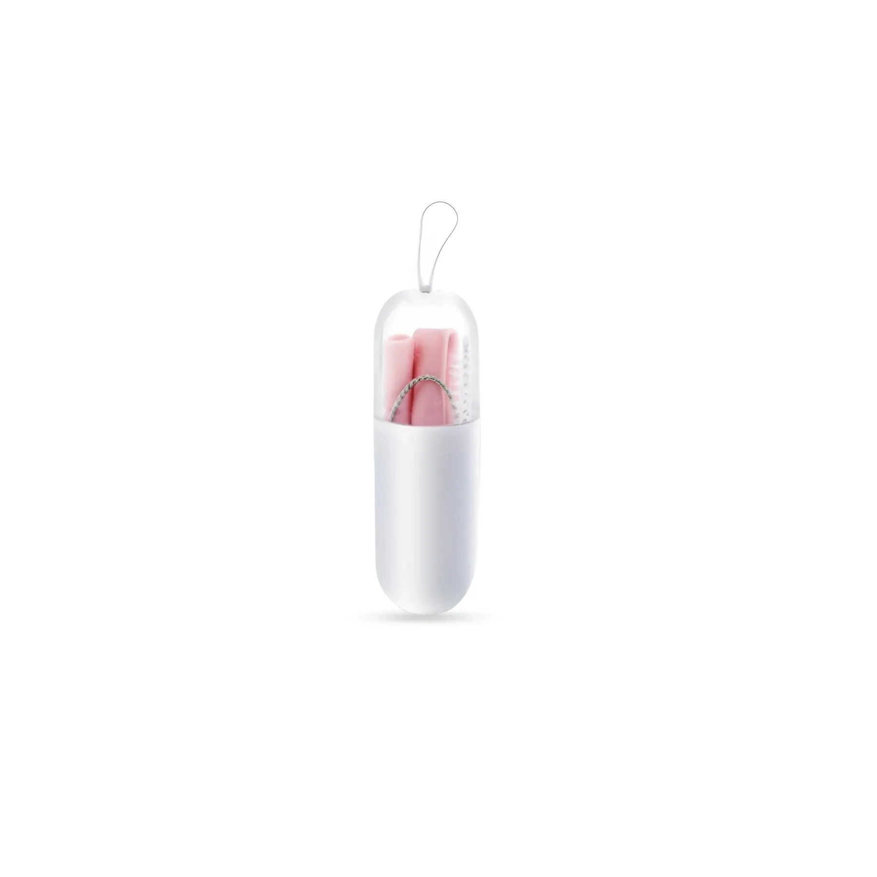 Collapsible Silicone Straw Capsule Box 2