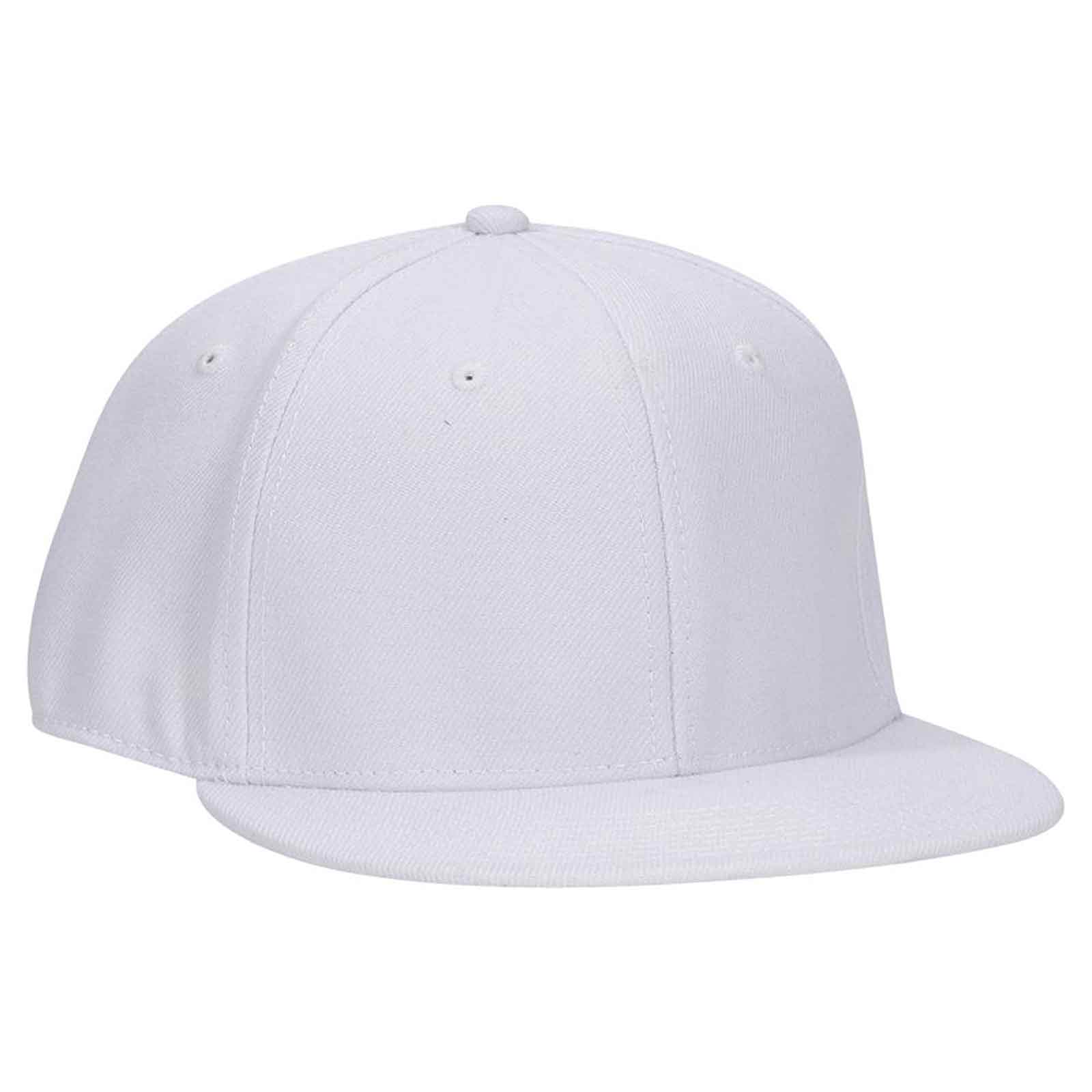 OTTO CAP® OTTO FIT® 6 Panel Pro Profile Flat Visor Baseball Cap 26