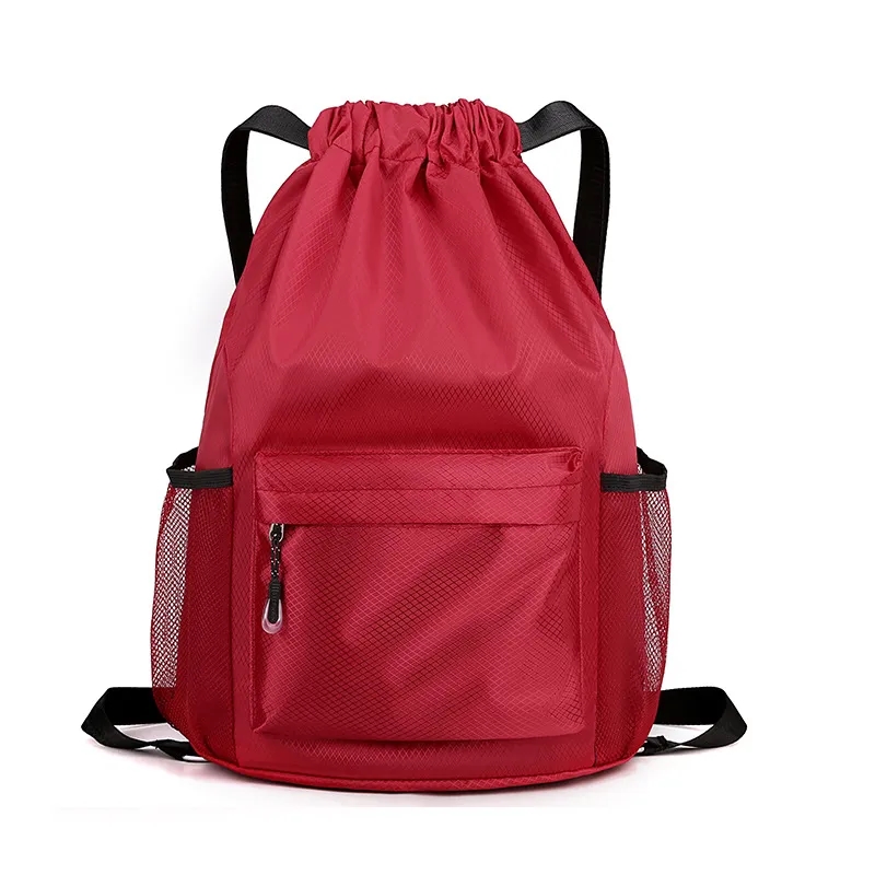 Wet Dry Seperate Drawstring Bag Backpack 7