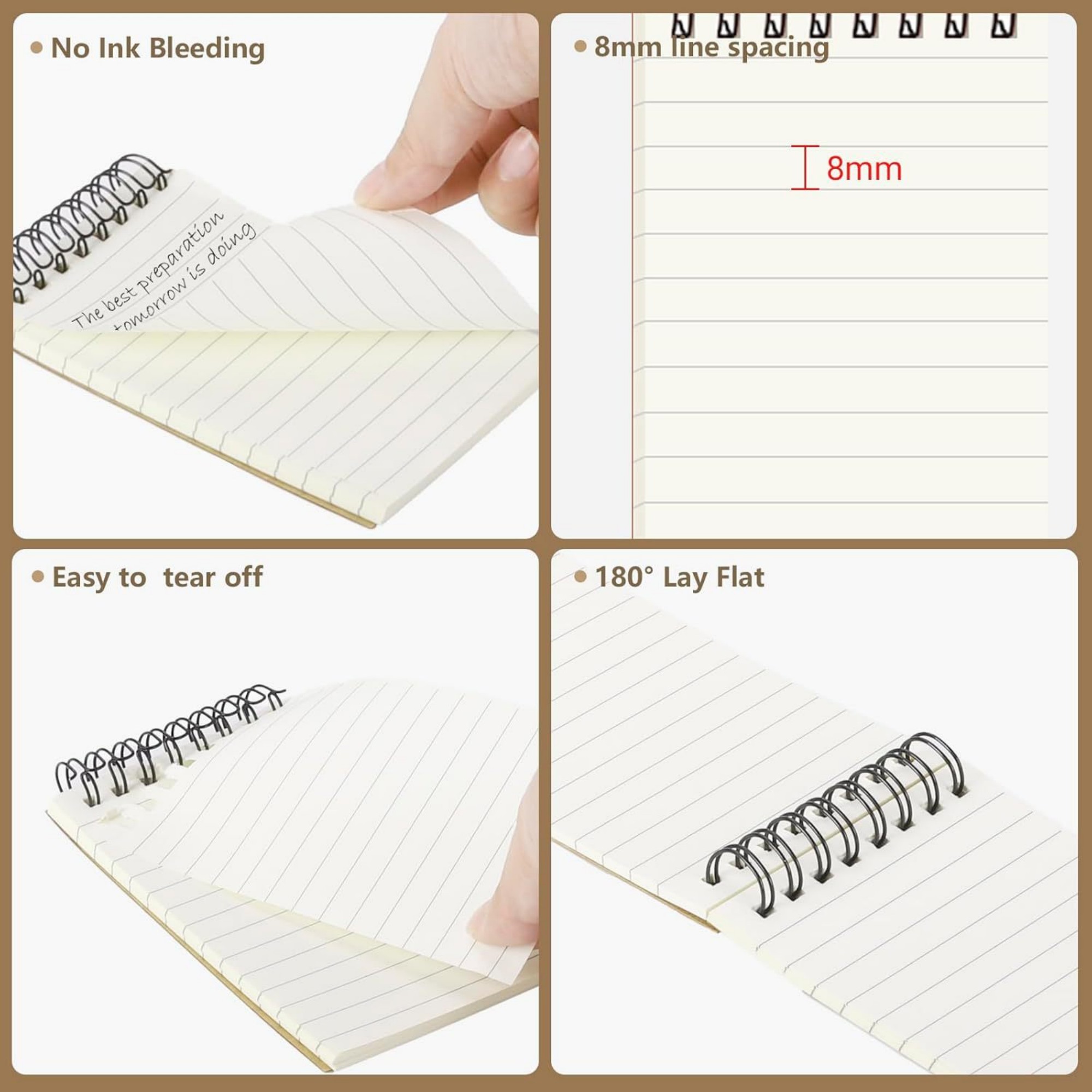 A6 Mini Top Spiral Notepads 2