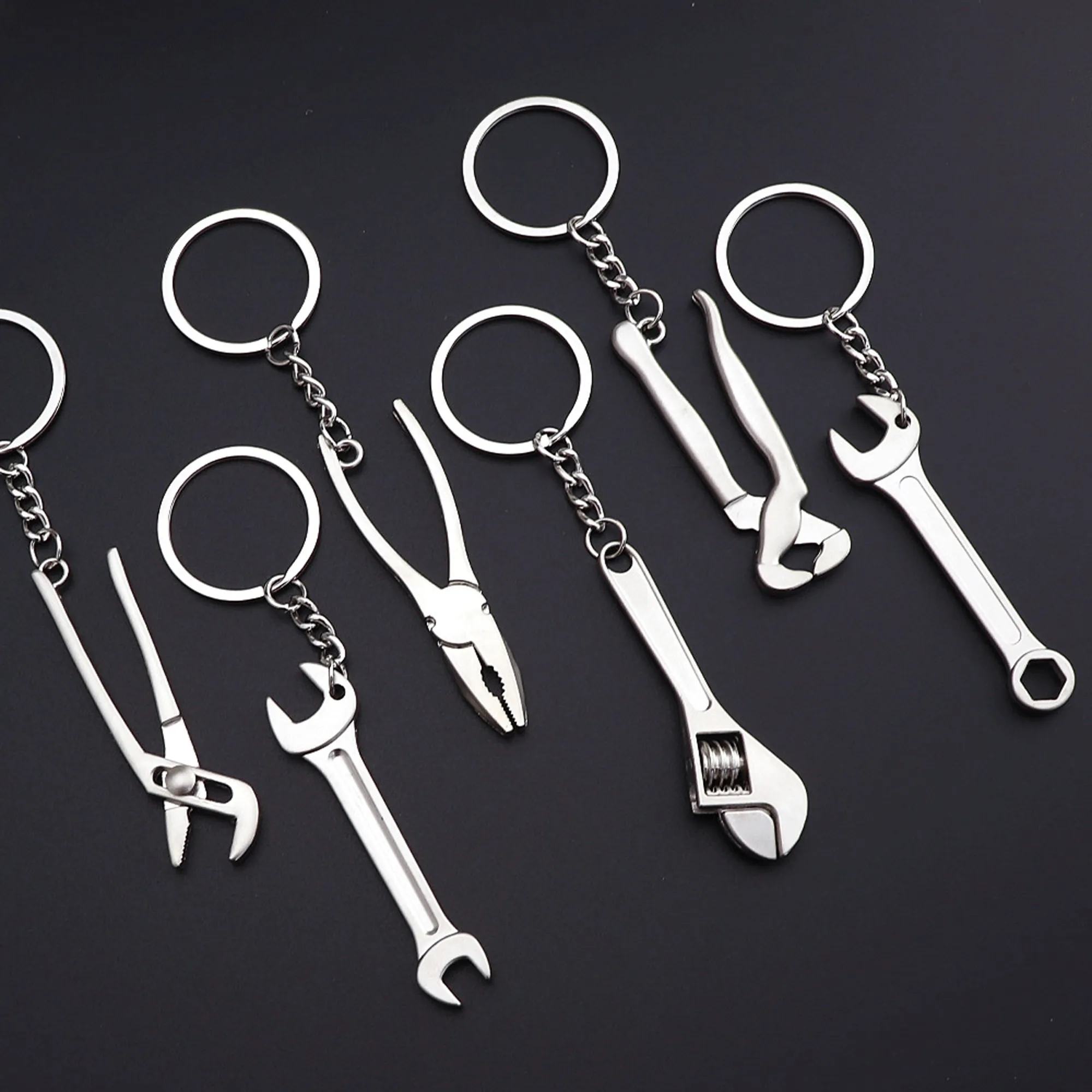 Metal Axe Tool Keychain 4