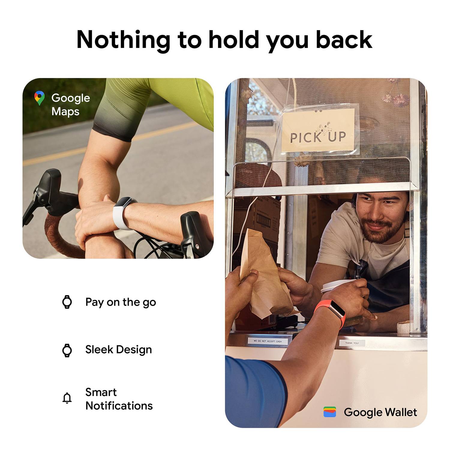 Fitness Tracker Smart Watch W/ Google Apps and Heart Rate 6