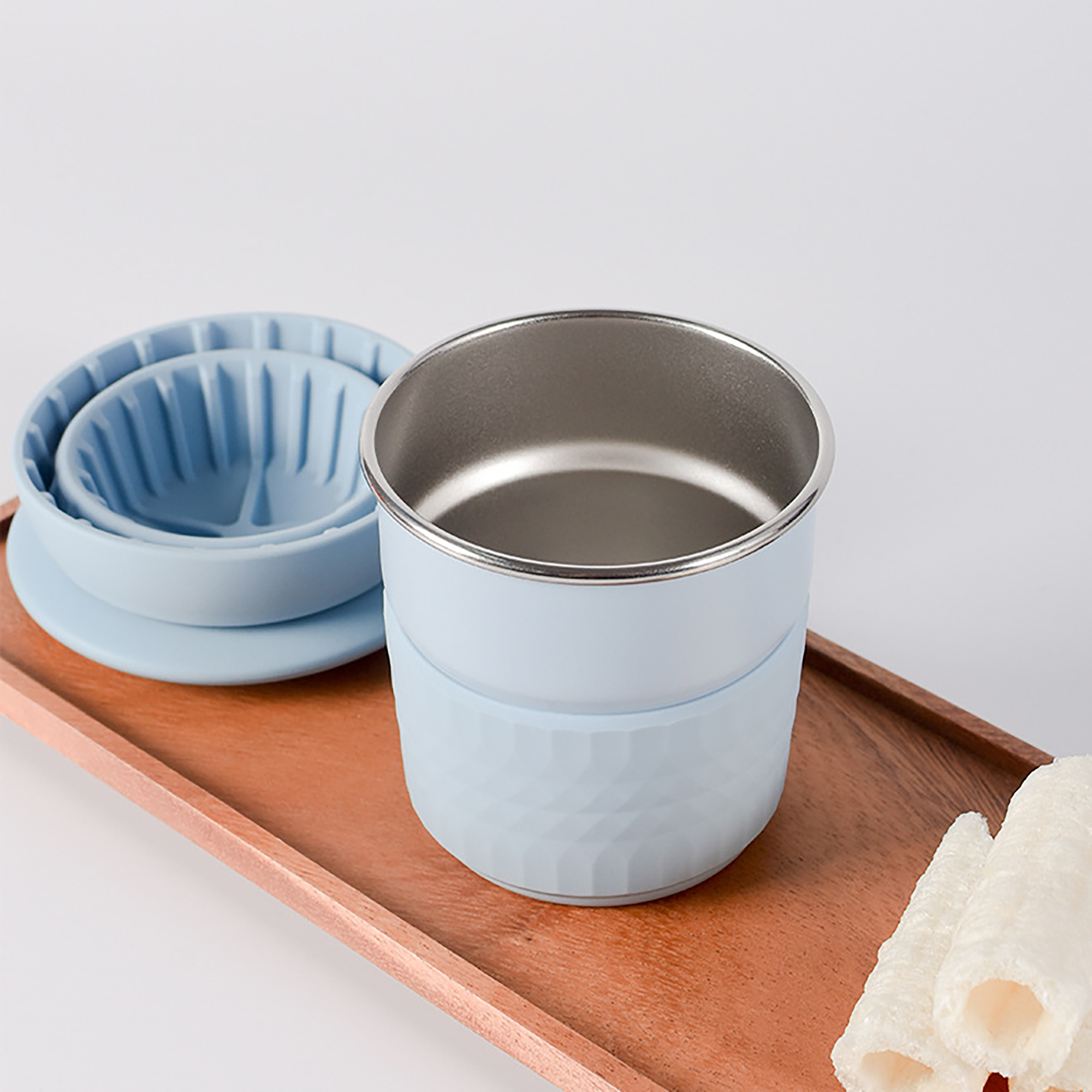 Portable Pour-Over Coffee Set with Stainless Steel Cup 3