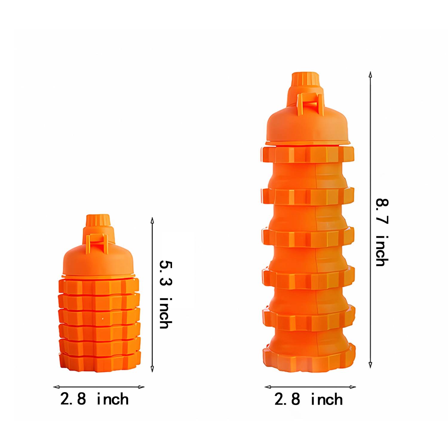 18.5Oz Collapsible Silicone water Cup 3