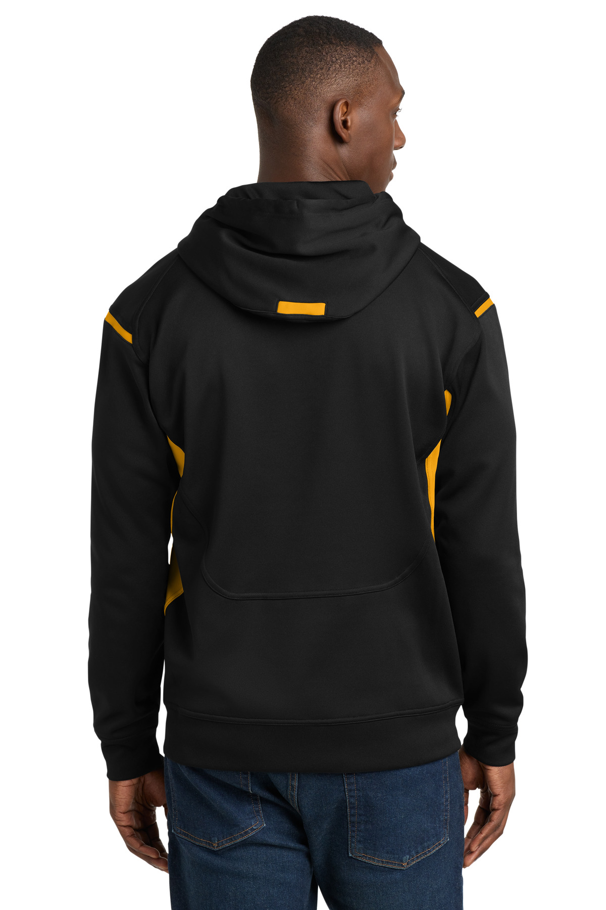 Sport-Tek Tech Fleece Colorblock Hooded Sweatshirt. F246 57
