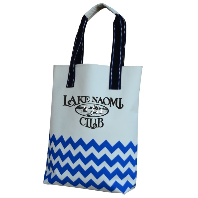 Chevron Tote, custom tote bag with logo imprint 8