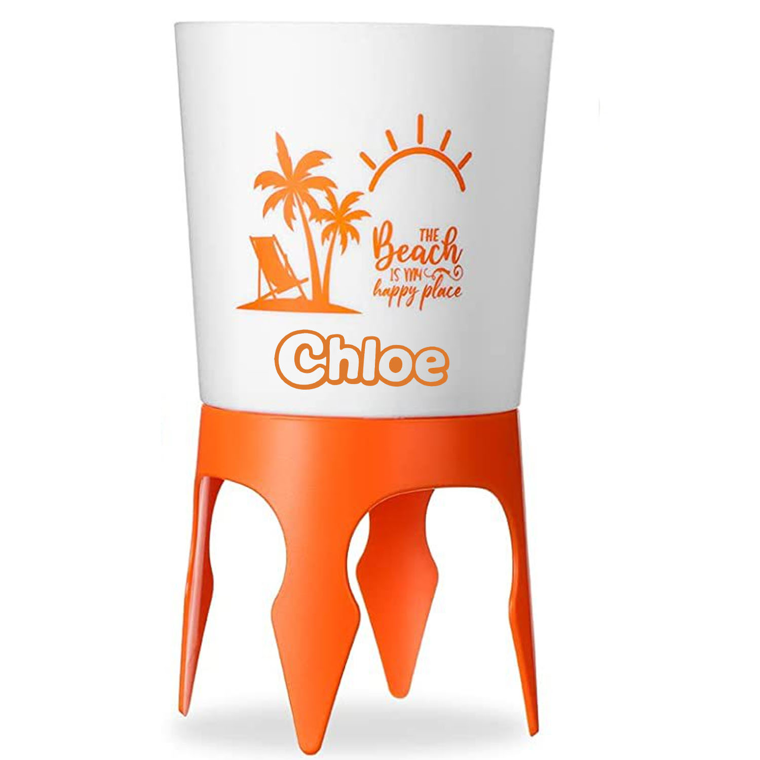 Plastic Beach Drink Cup Holder w/ Opener 2