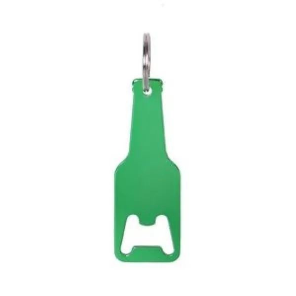 Bottle Shaped Metallic Opener with Key Chain 5