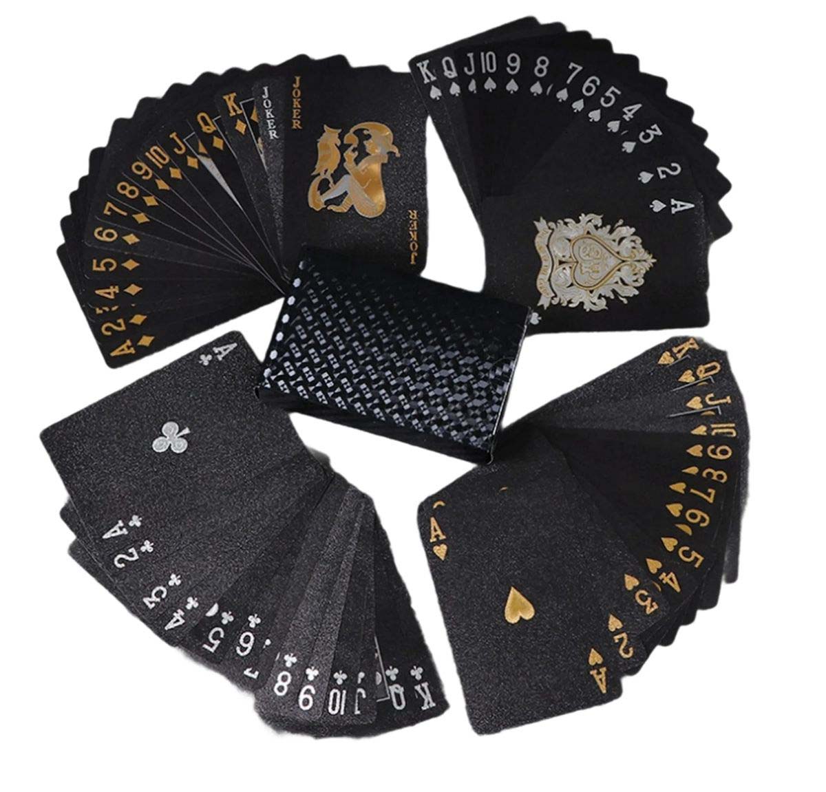 Durable Gold Color Poker Cards with Smooth Surface 6