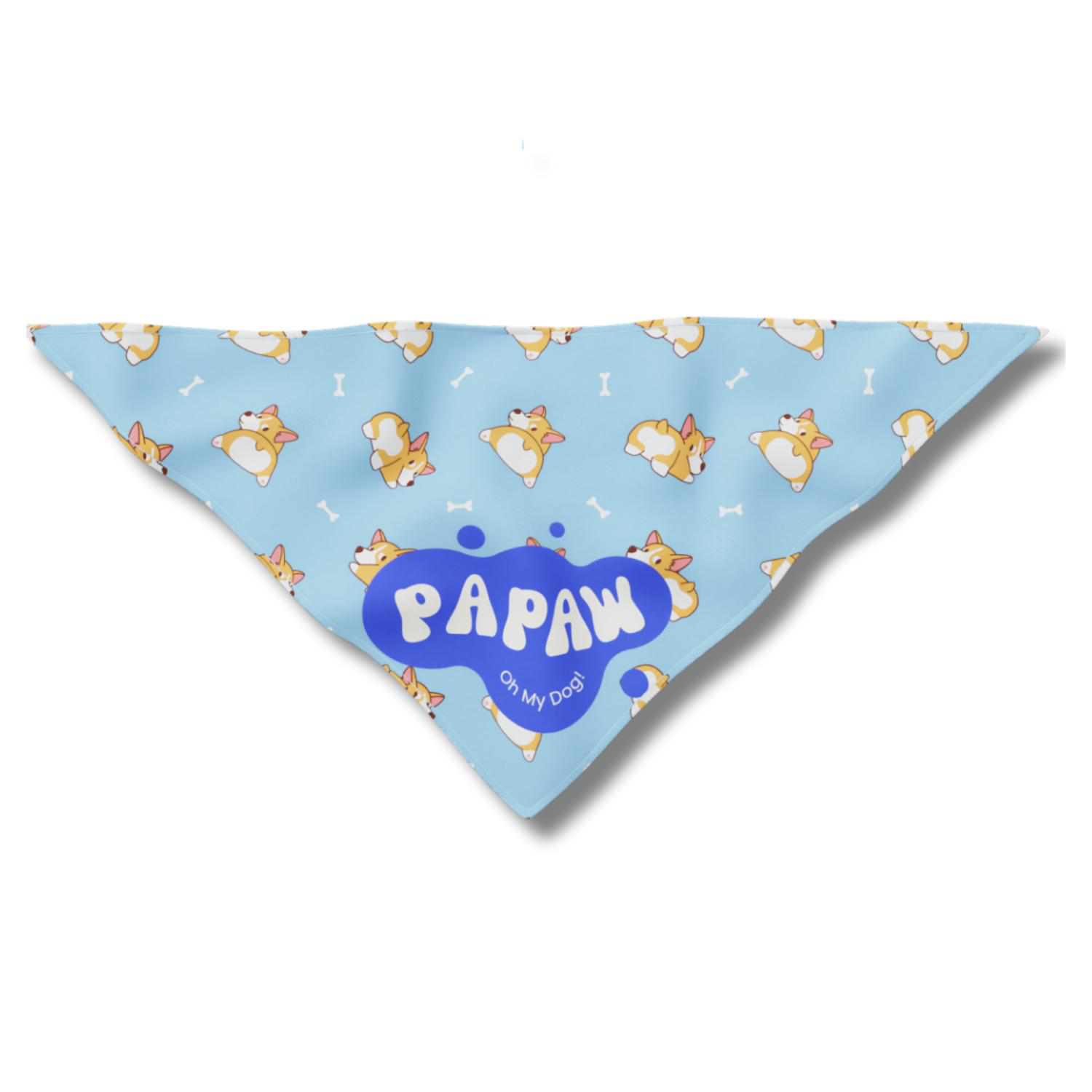 Dog Triangle Bandana 22x22" - Pet Accessory 1
