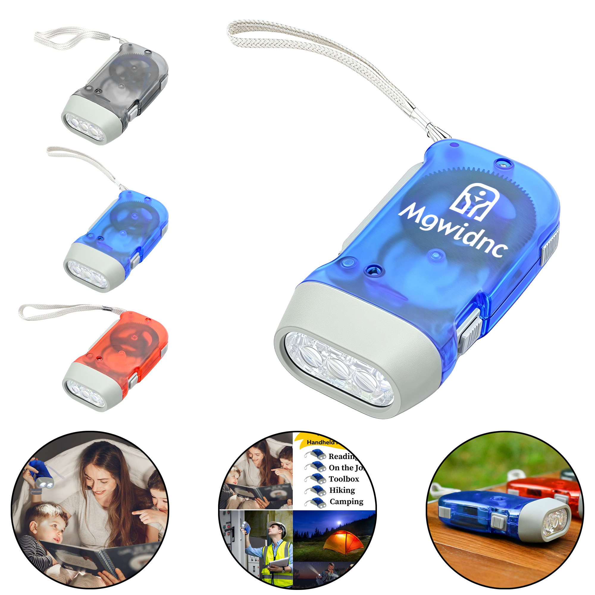 Hand Crank Flashlight