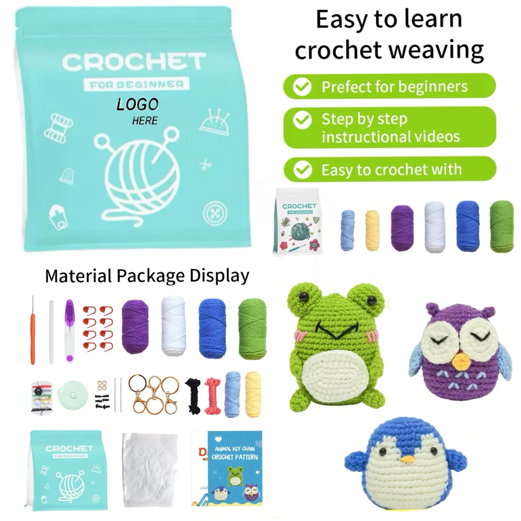 DIY Crochet Kit for Beginners 1