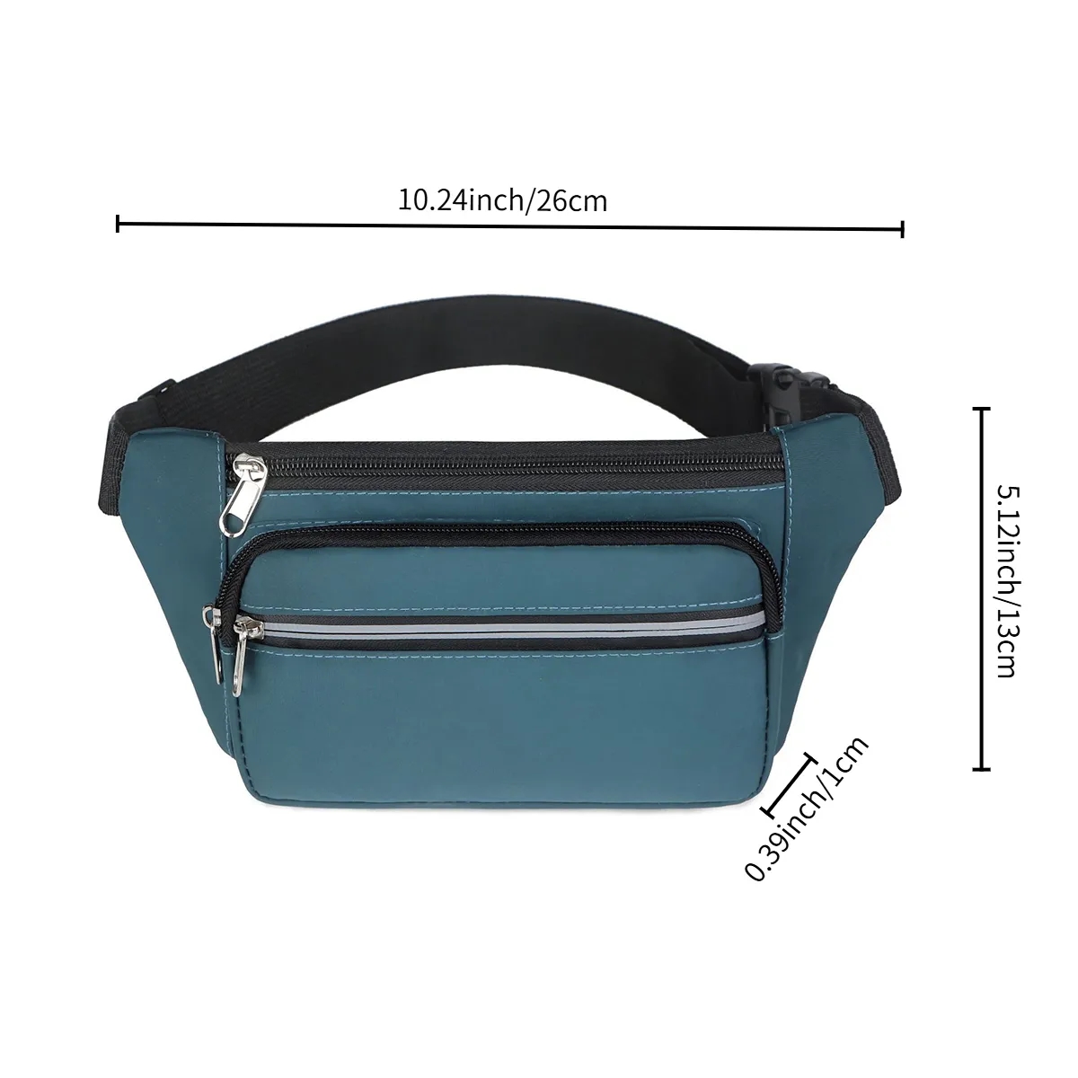 Unisex Sporty Large Capacity Waist Fanny Bag 6