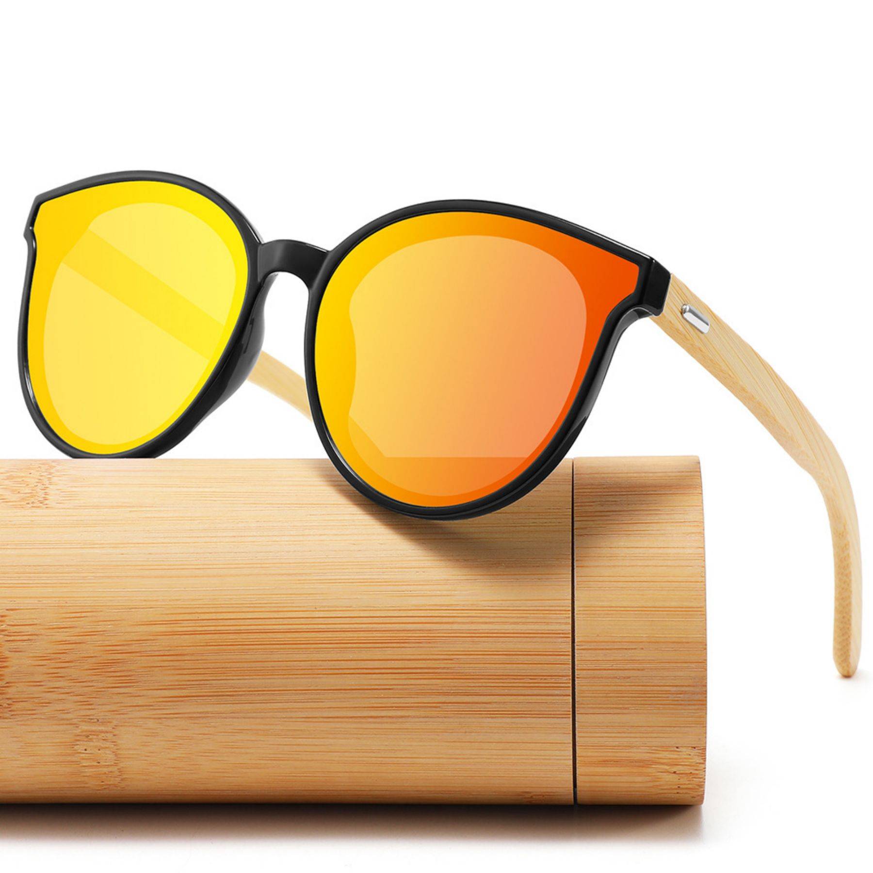 Unisex Bamboo leg sunglasses 12