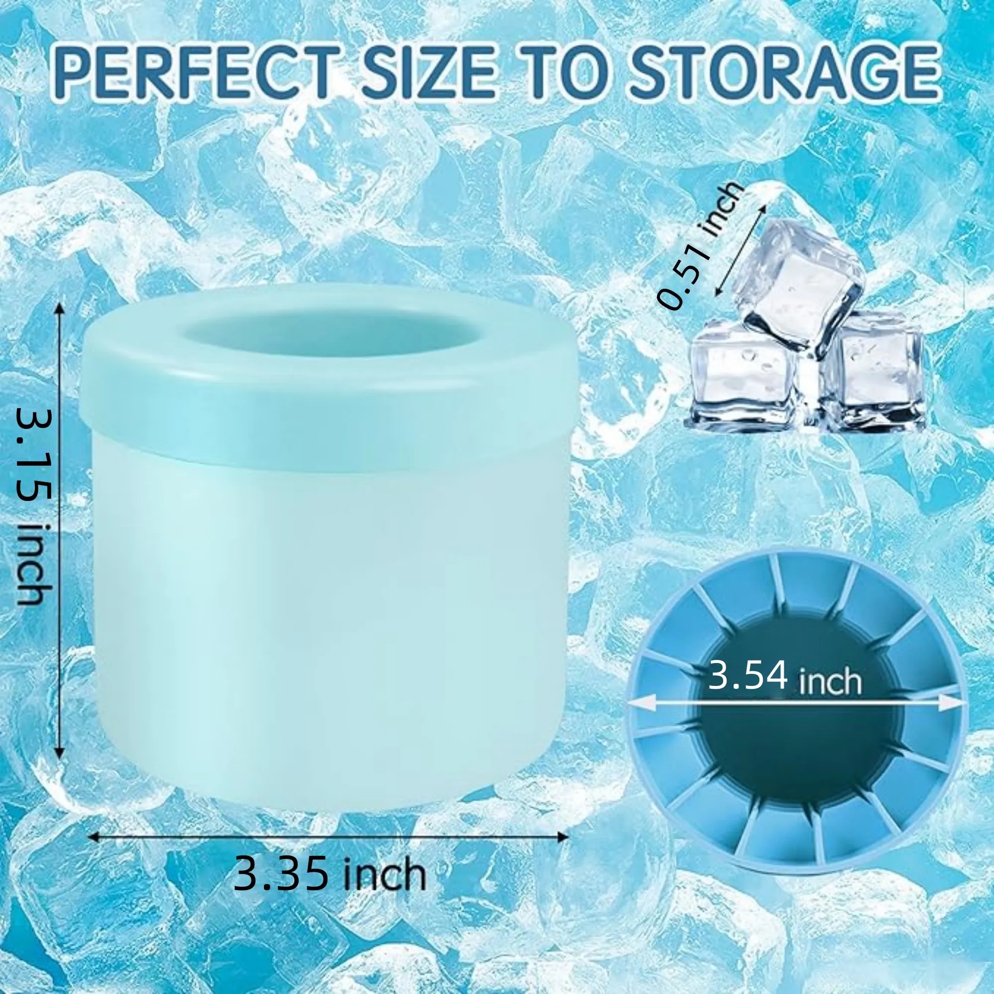 MOQ Silicone Ice Cube Tray Easy Release Mold For Home 5