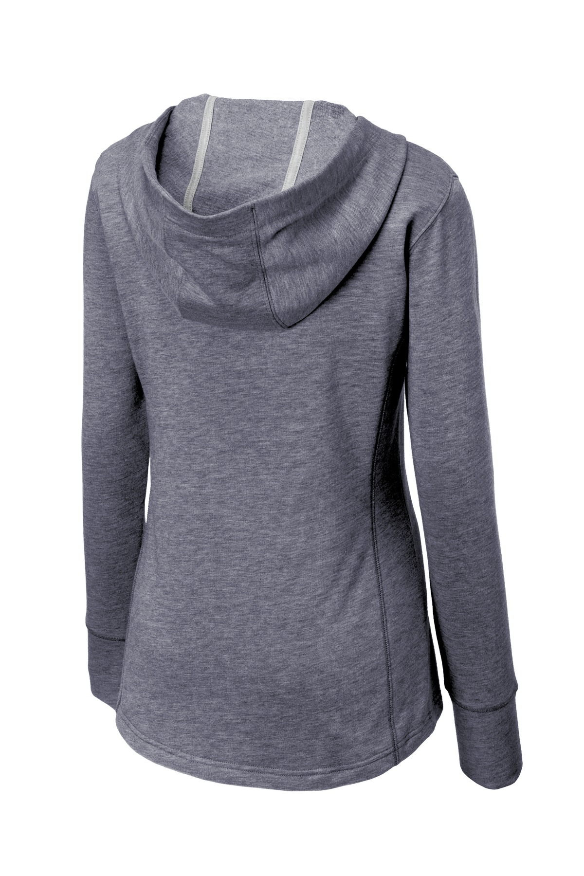 Sport-Tek Women's PosiCharge Tri-Blend Wicking Fleece Hooded Pullover. LST296, custom hoodie or sweatshirt with logo imprint 10