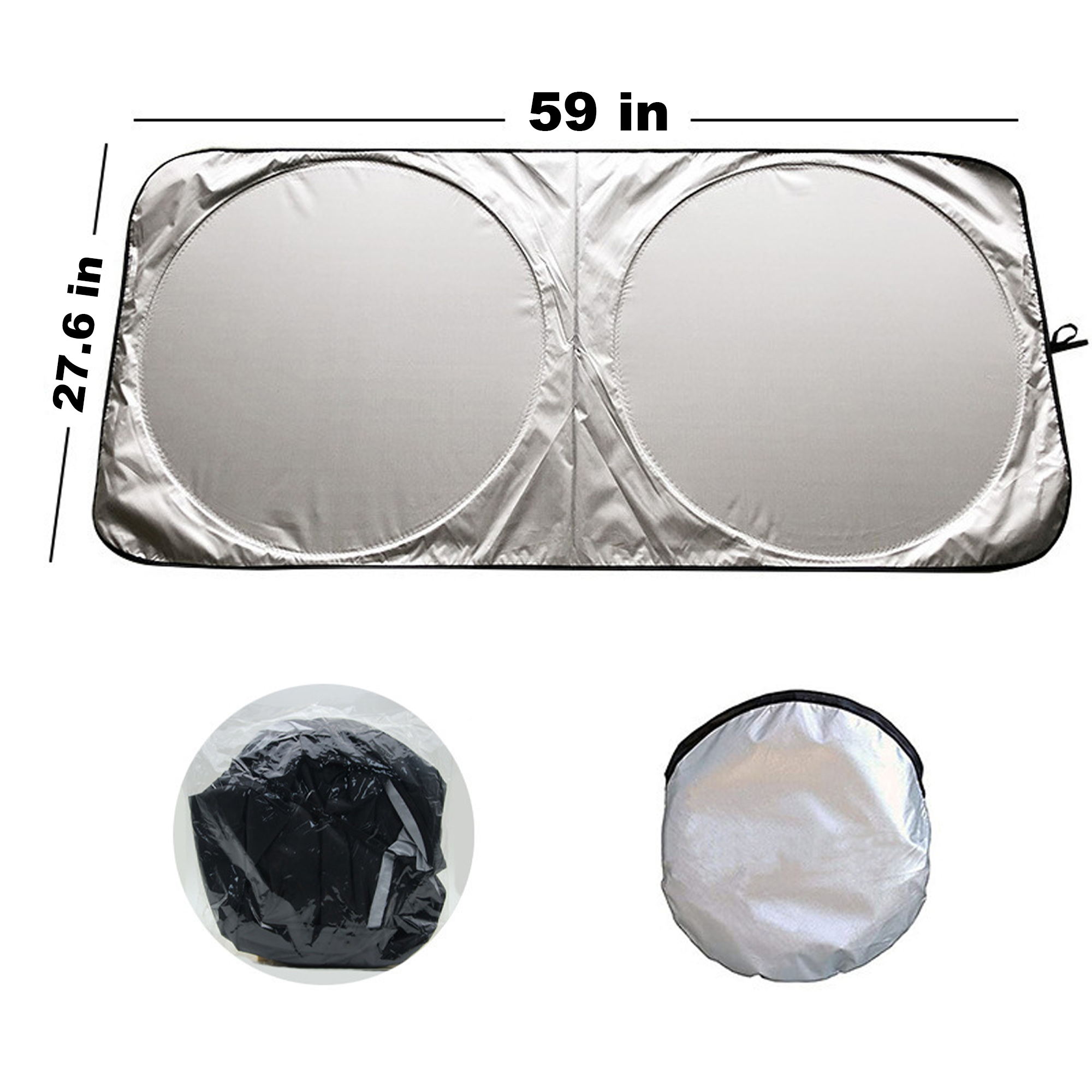 Foldable Car Sun Visor Custom Logo 4