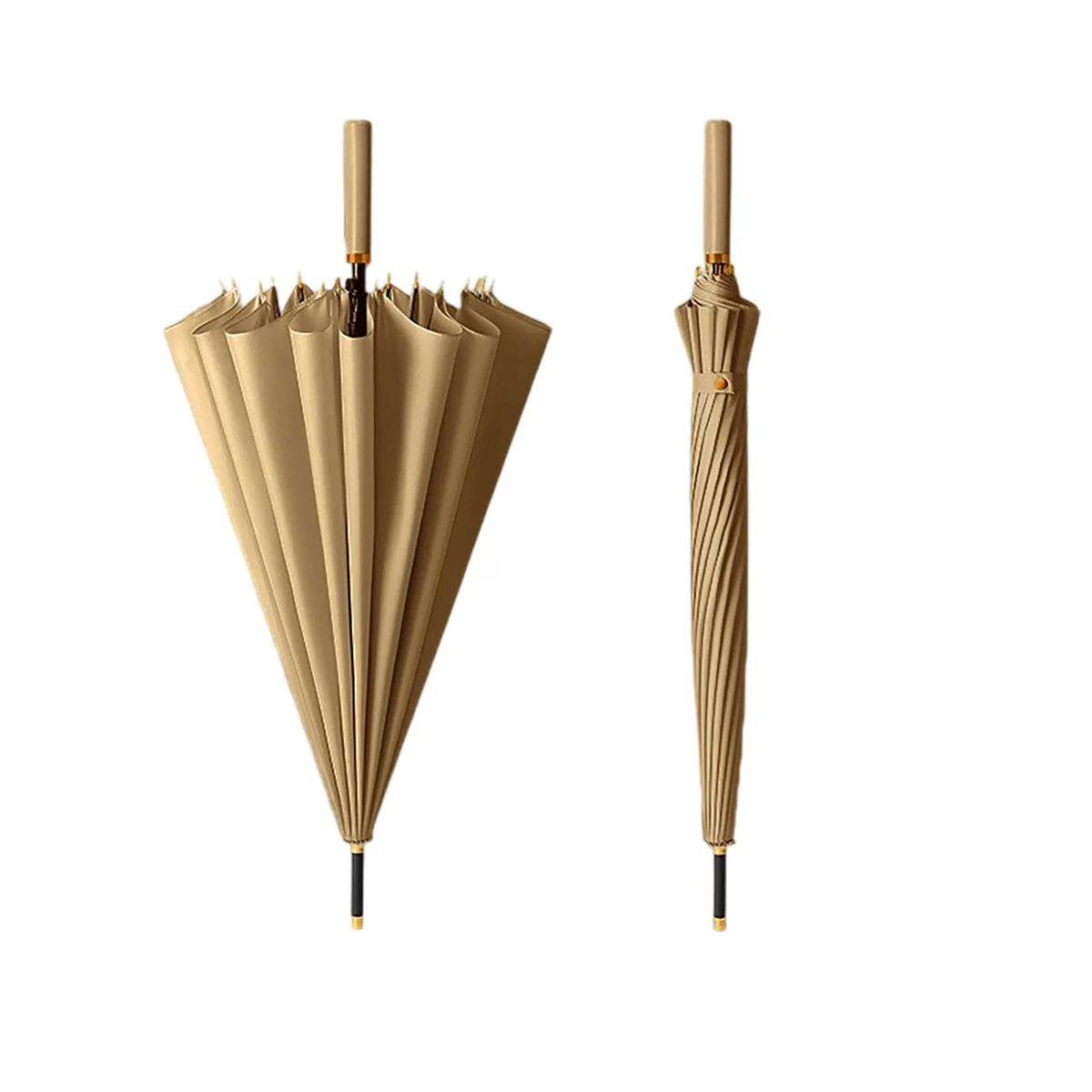 Percussion Cloth Umbrella with Comfortable Grip Handle 9