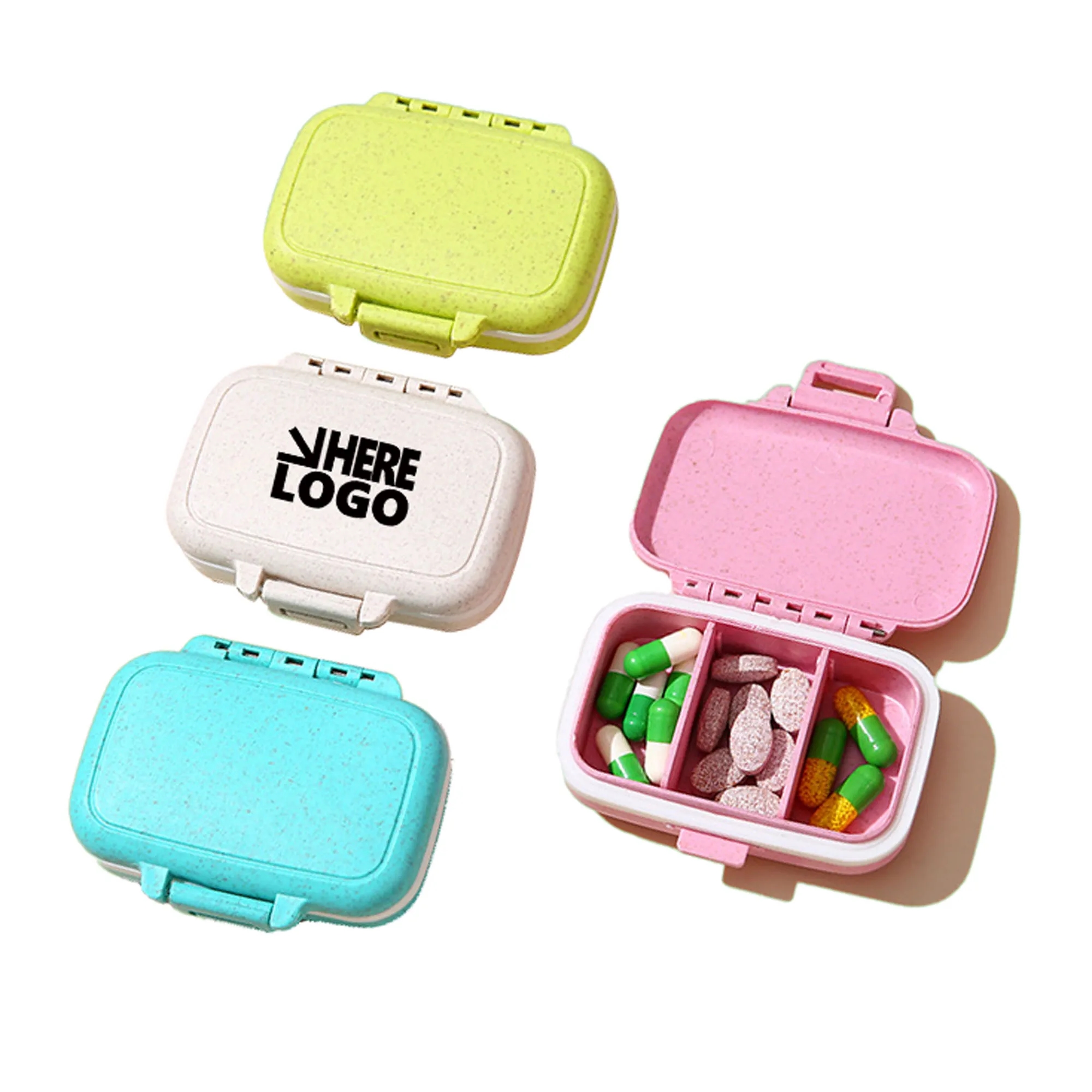 Portable Pill Container Organizer