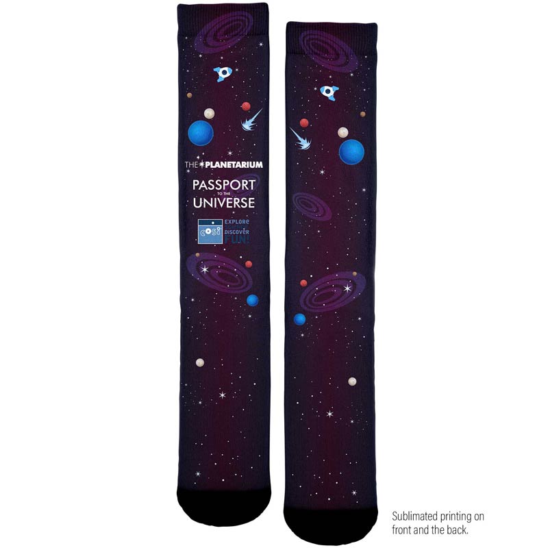 Custom Dye Sublimation Dress Socks 3