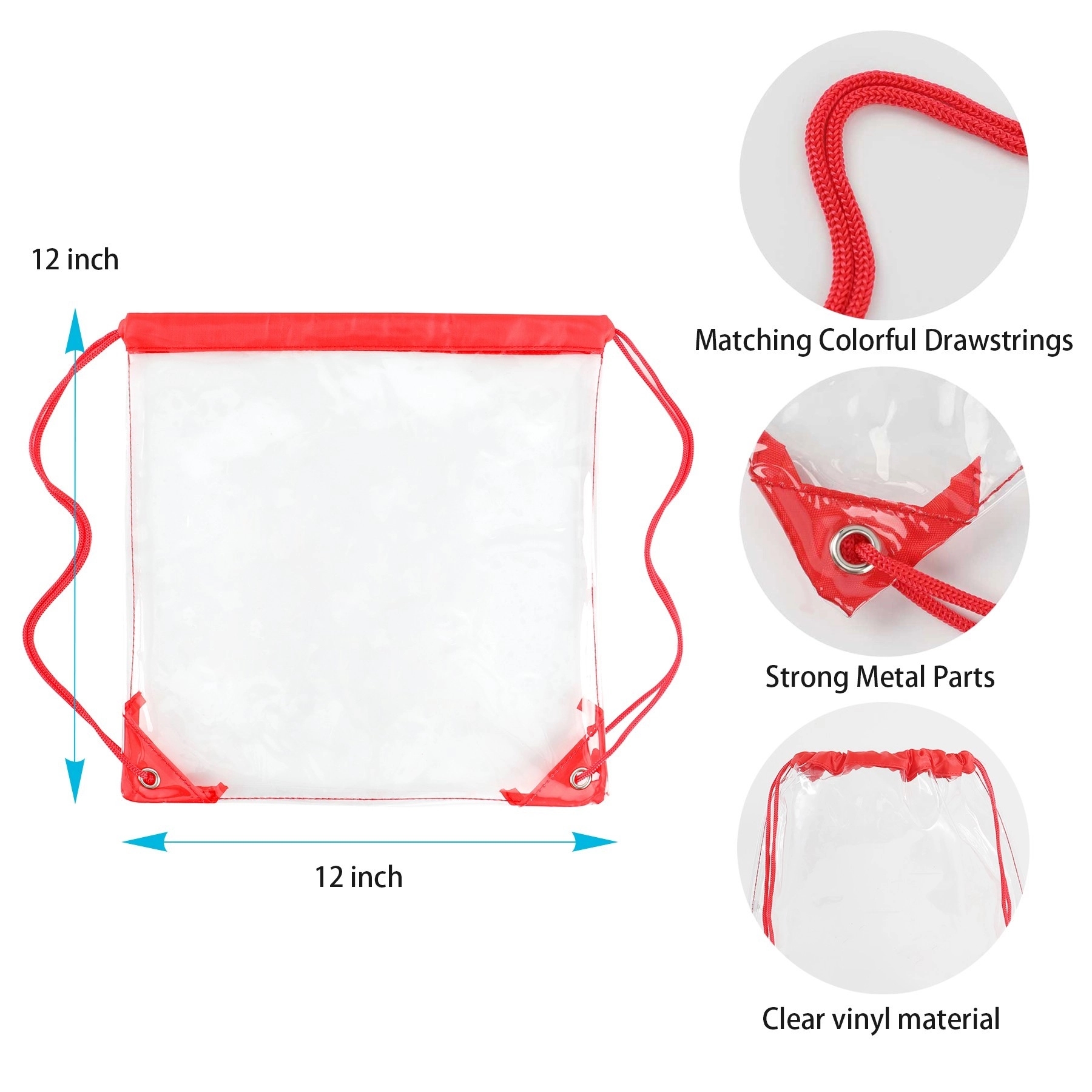 Clear Drawstring Backpack 2