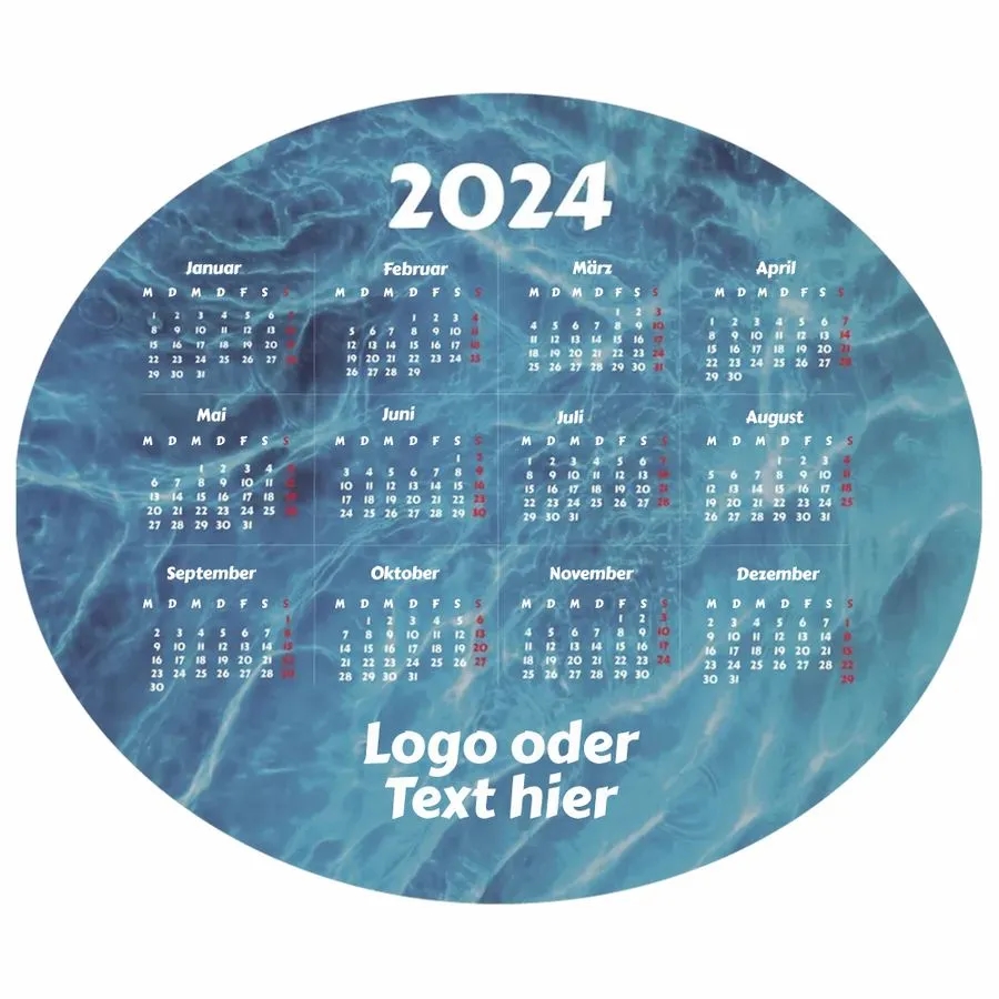 Nautical Calendar Mouse Pad 5