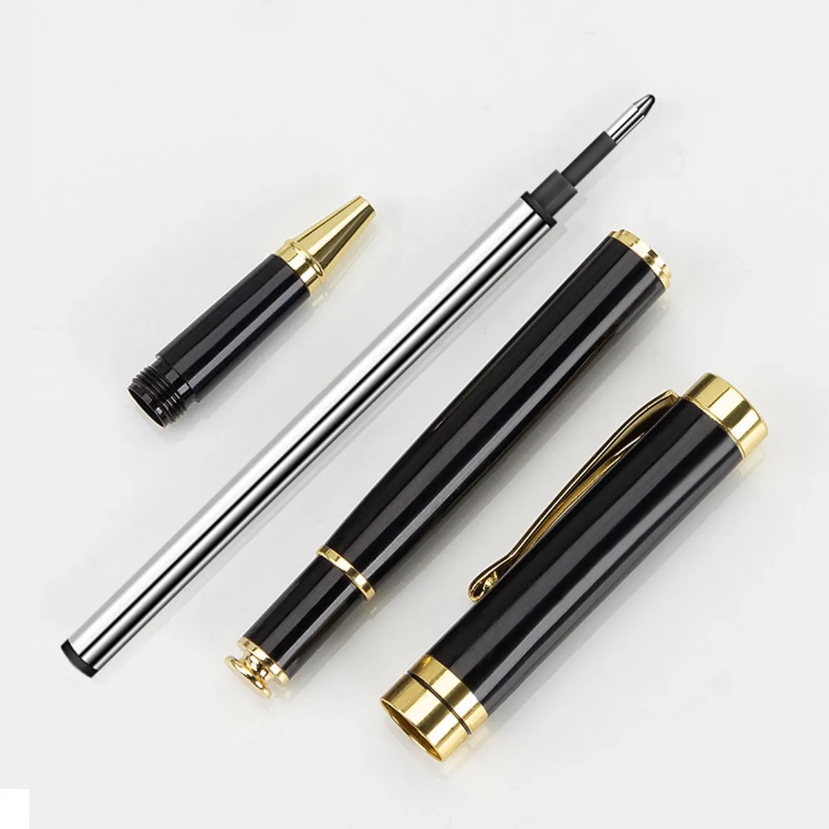 Metal Engraving Custom Gift Roller Ballpen Ballpoint Pen Set 2