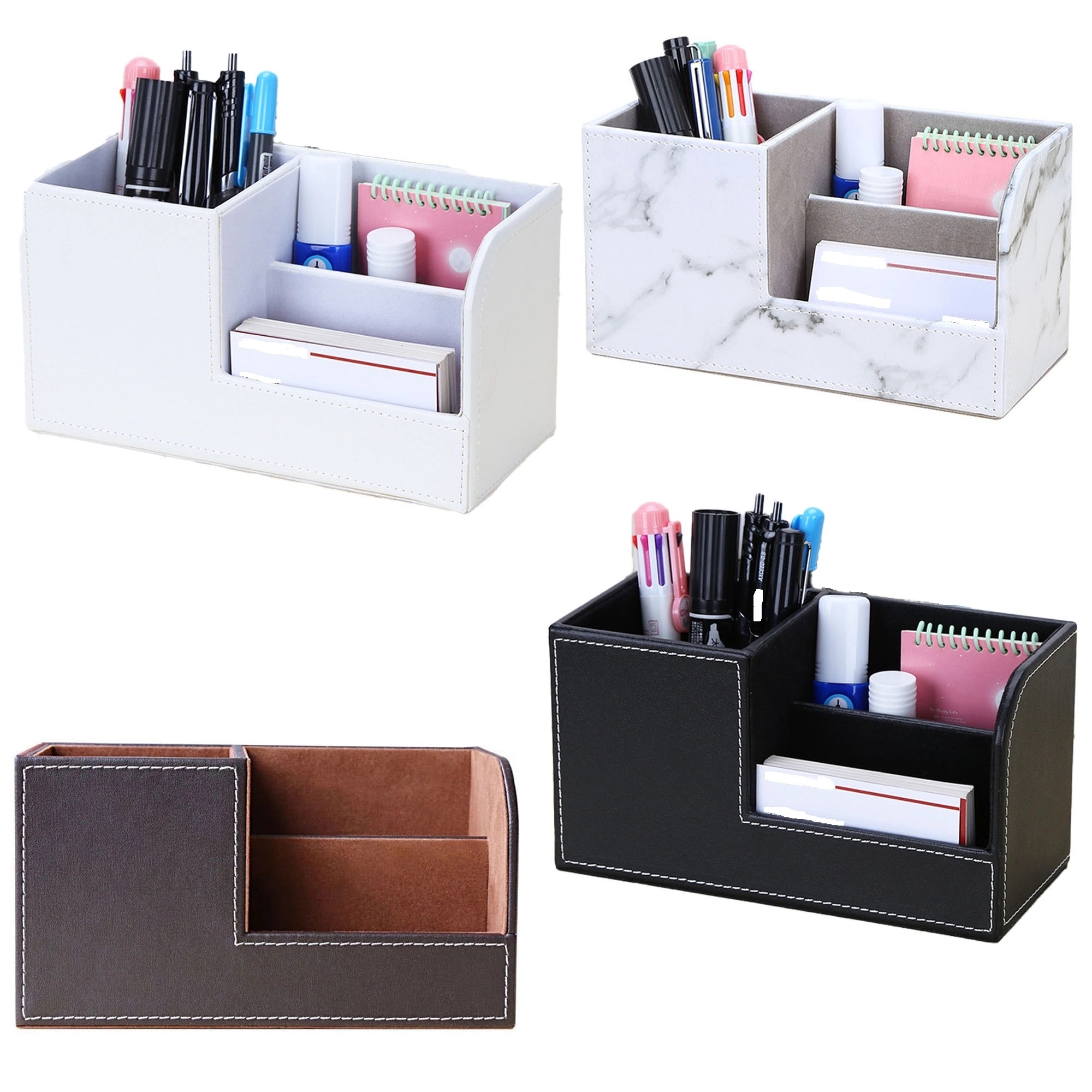 PU Leather Desk Organizer 2
