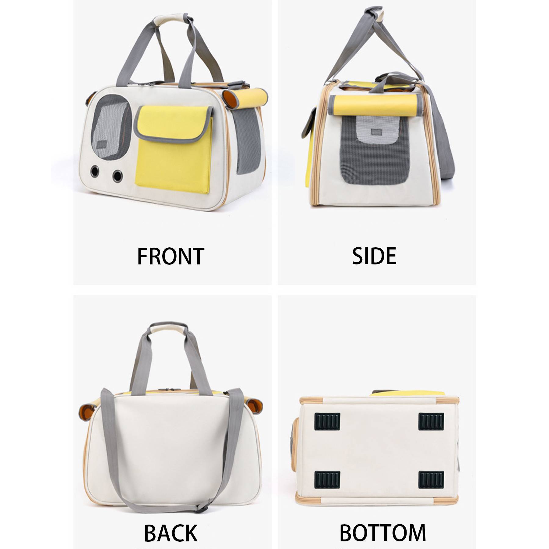 Canvas Large capacity cat outing pet bag 7