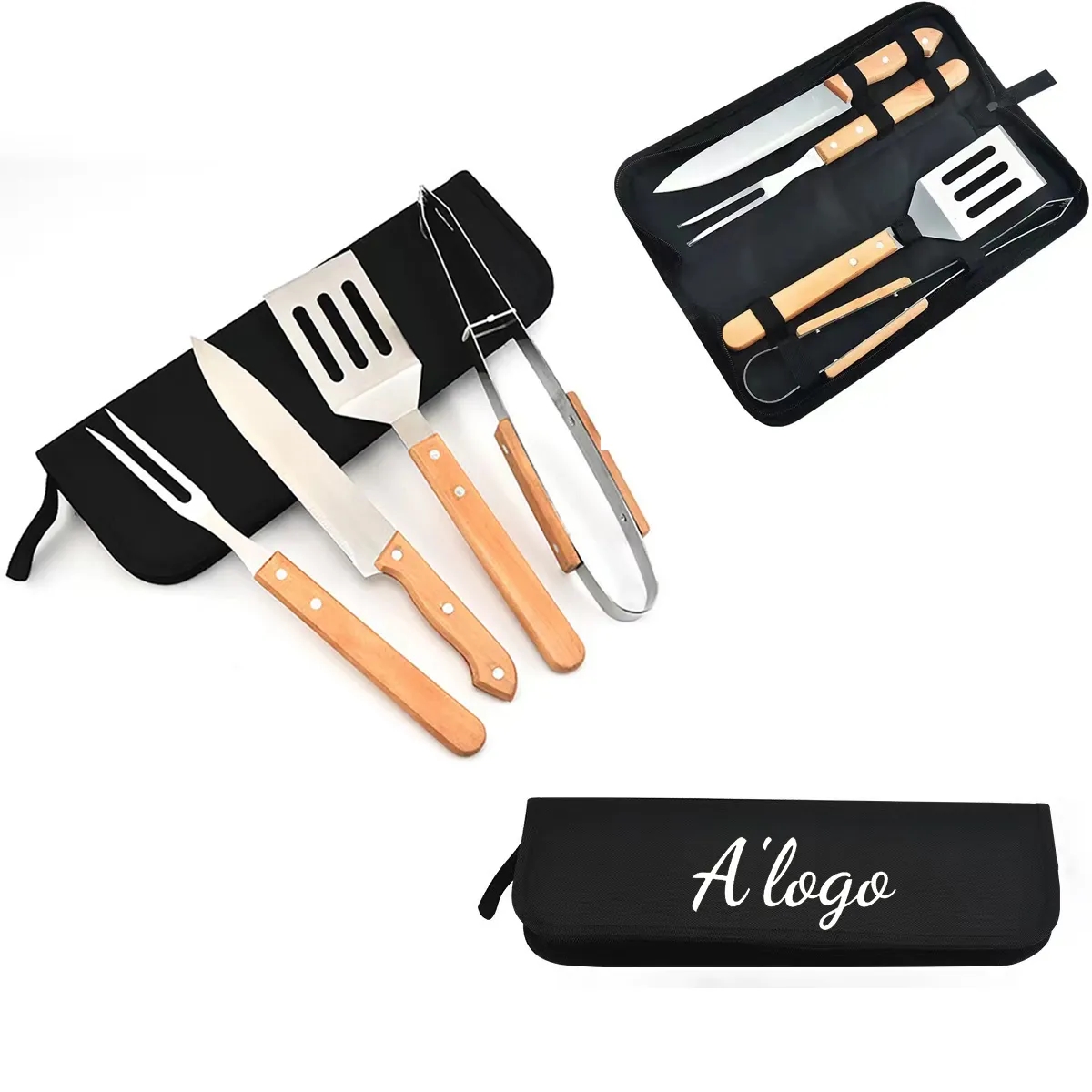 BBQ Grill Tool Kit 3