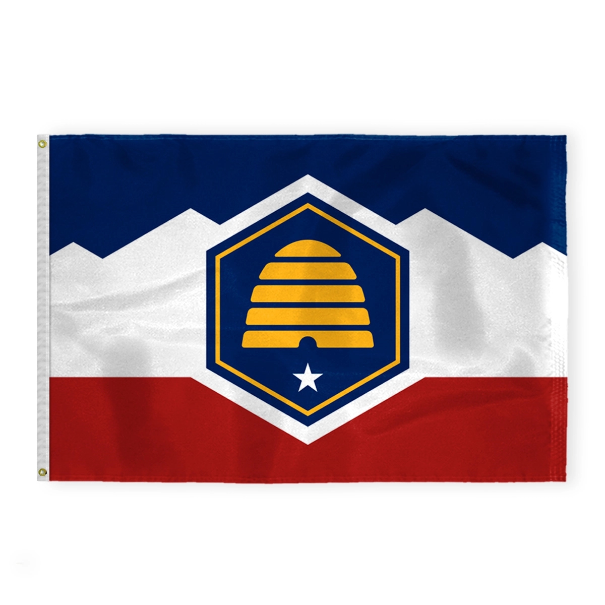 4'X6' 200D Nylon 1ply Utah(Design 2023) Flag 2